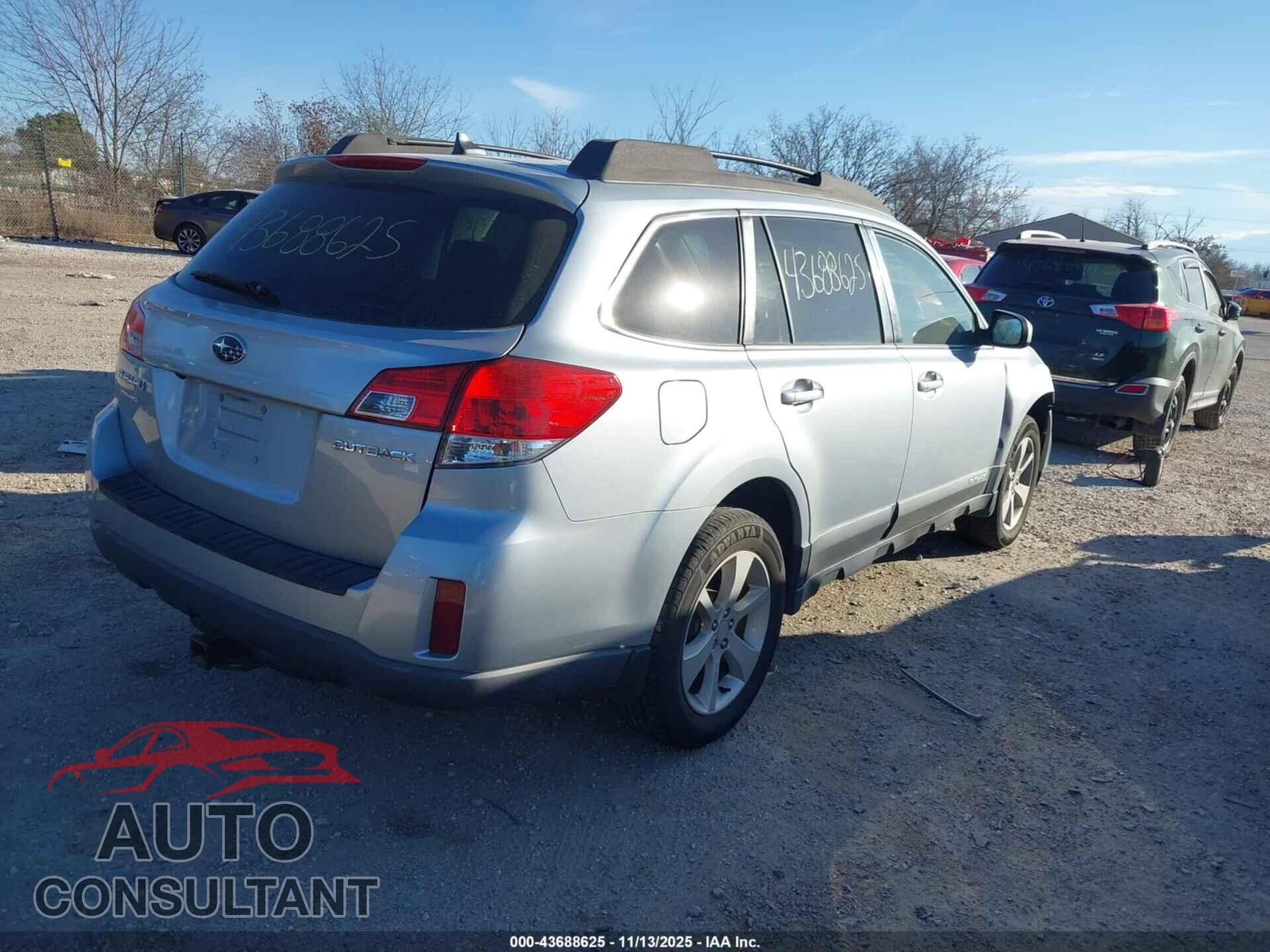 SUBARU OUTBACK 2014 - 4S4BRCDC7E3306960