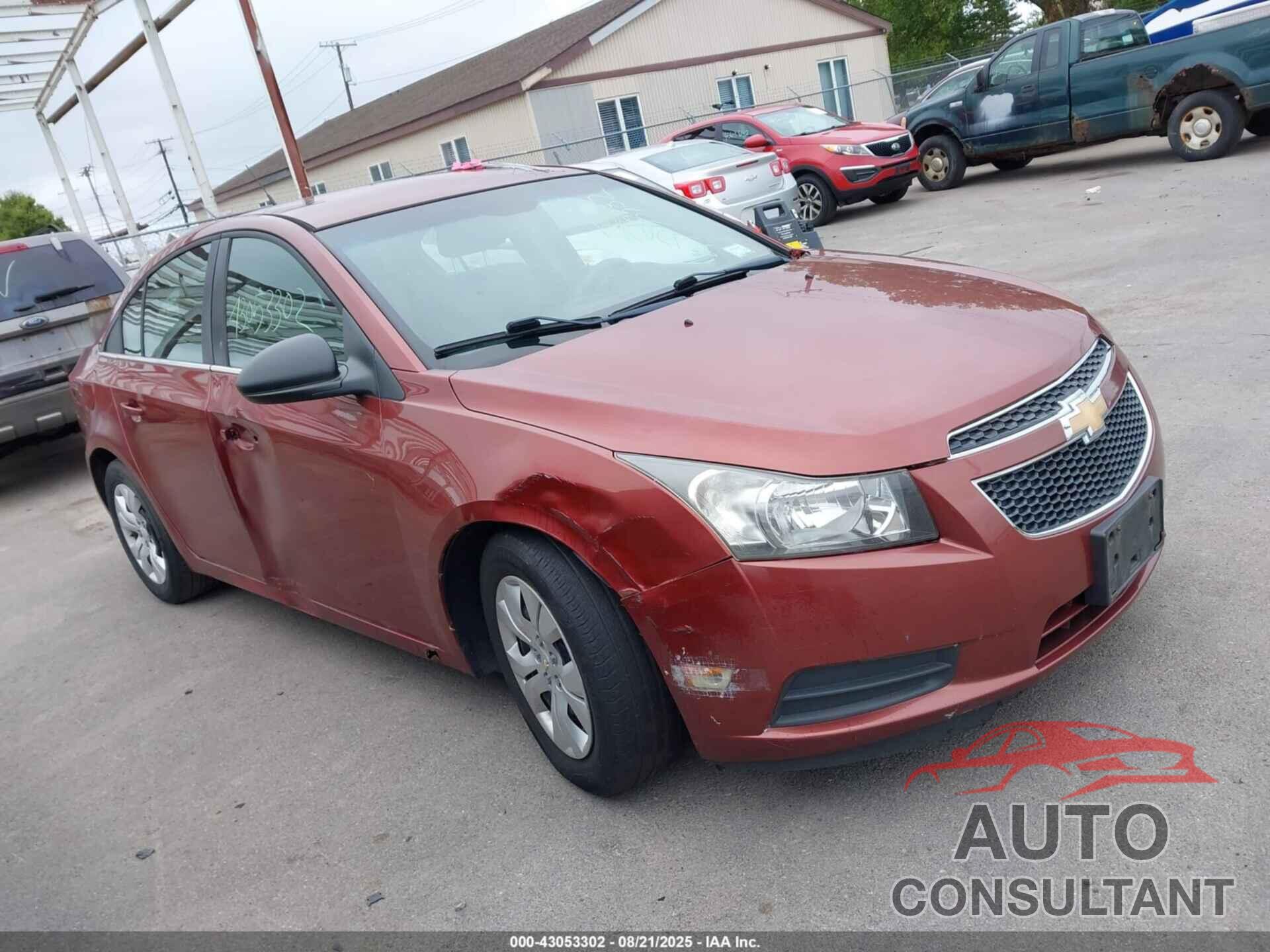 CHEVROLET CRUZE 2012 - 1G1PC5SH9C7363858