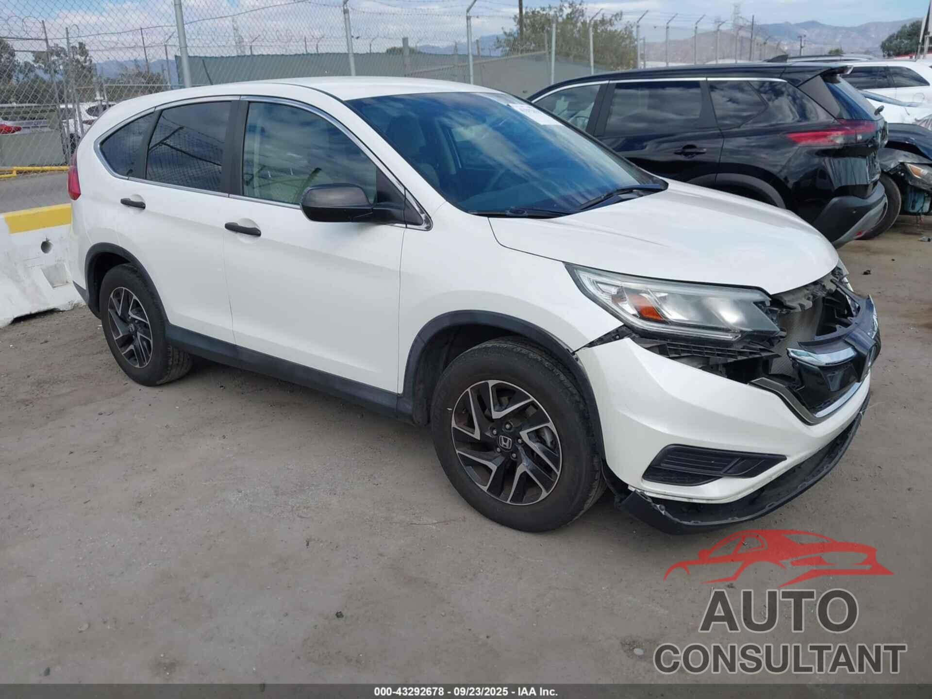 HONDA CR-V 2016 - 5J6RM3H43GL029077