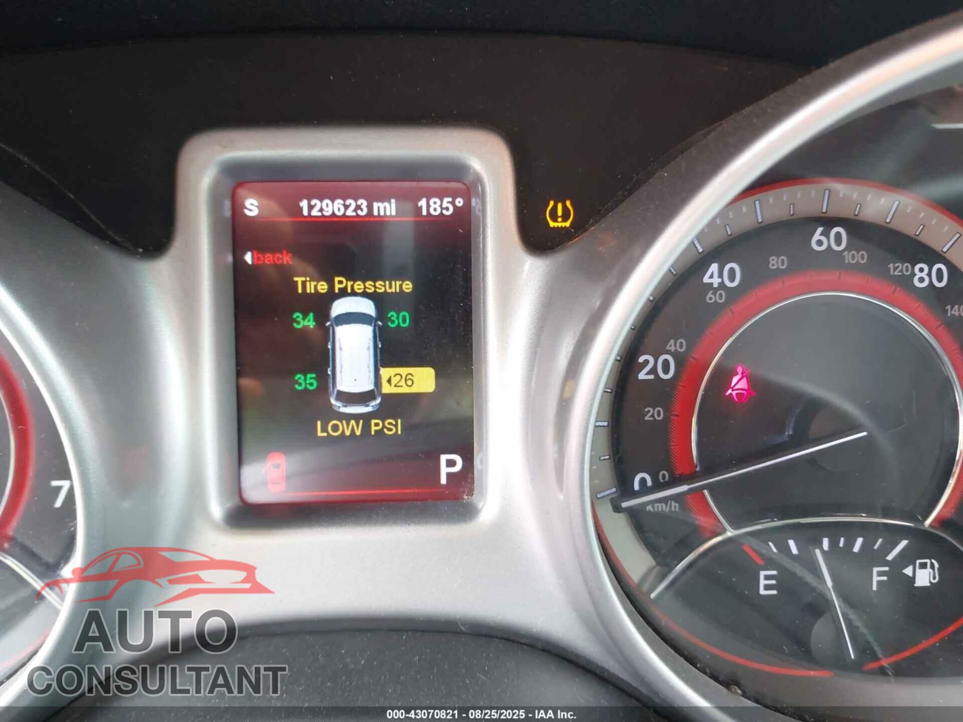 DODGE JOURNEY 2012 - 3C4PDCDG5CT226800