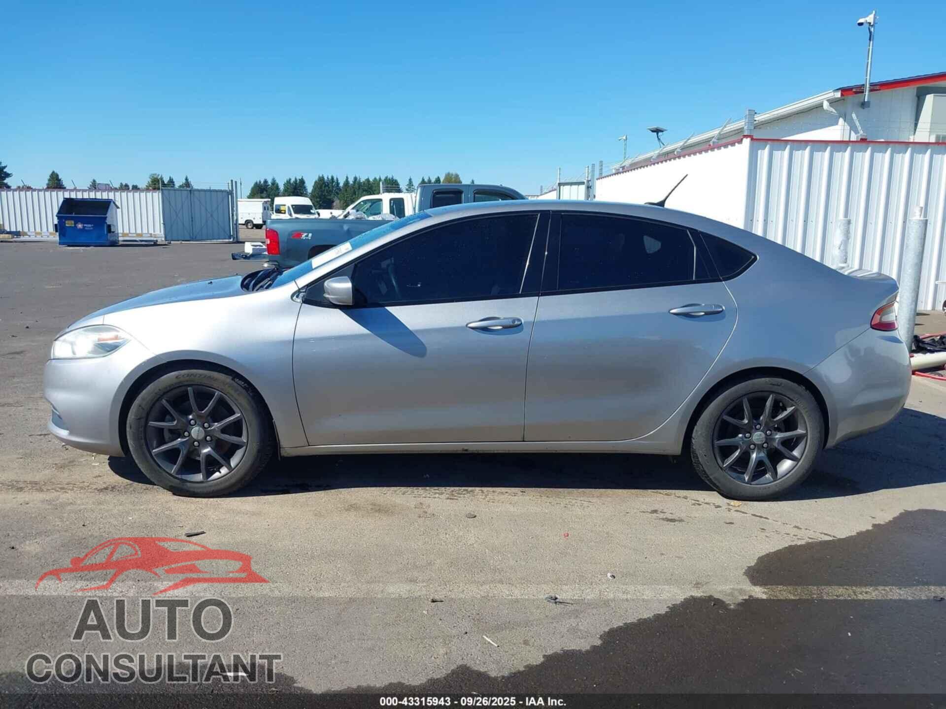 DODGE DART 2015 - 1C3CDFAA2FD237459