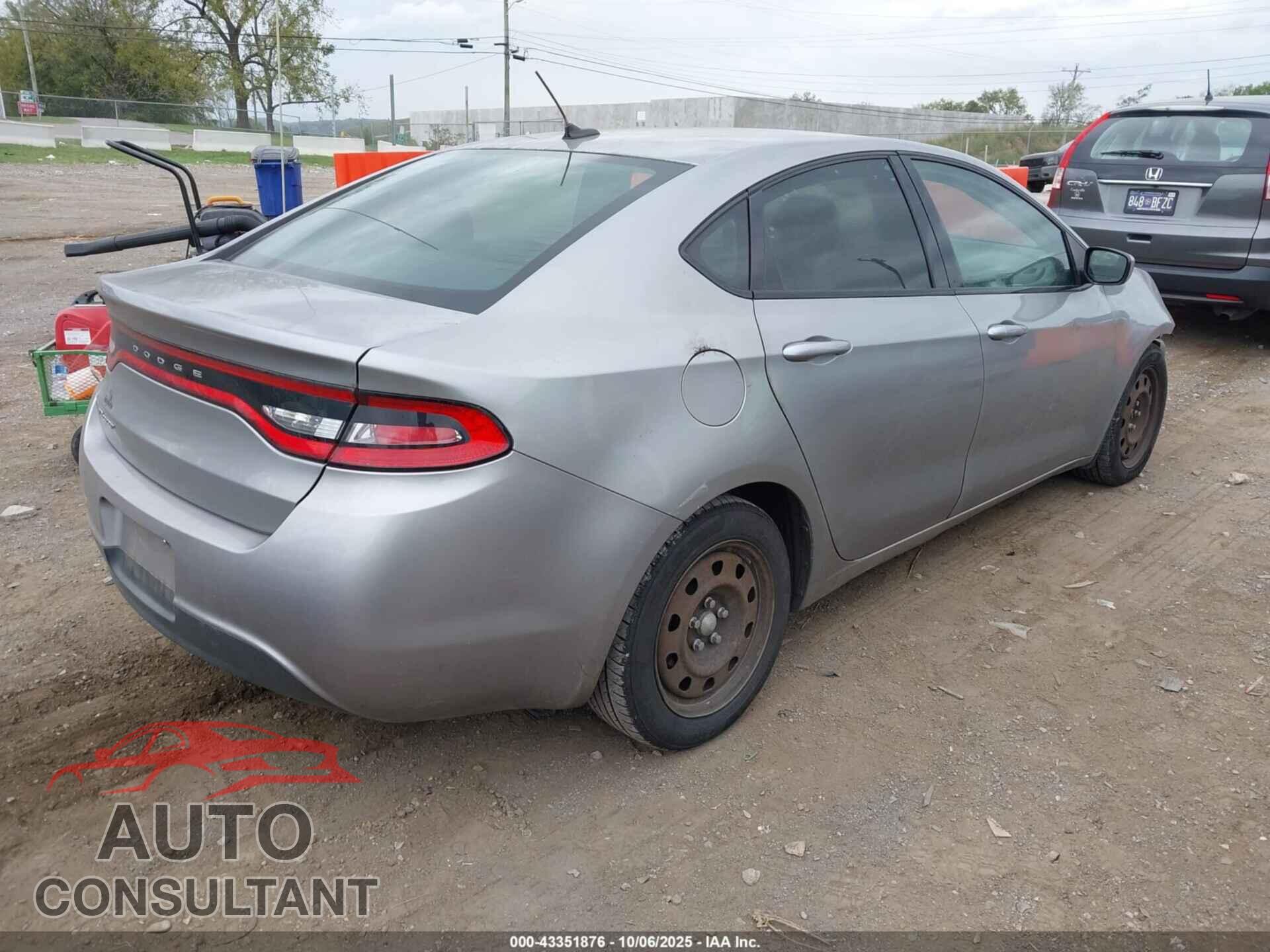 DODGE DART 2014 - 1C3CDFAA1ED768649