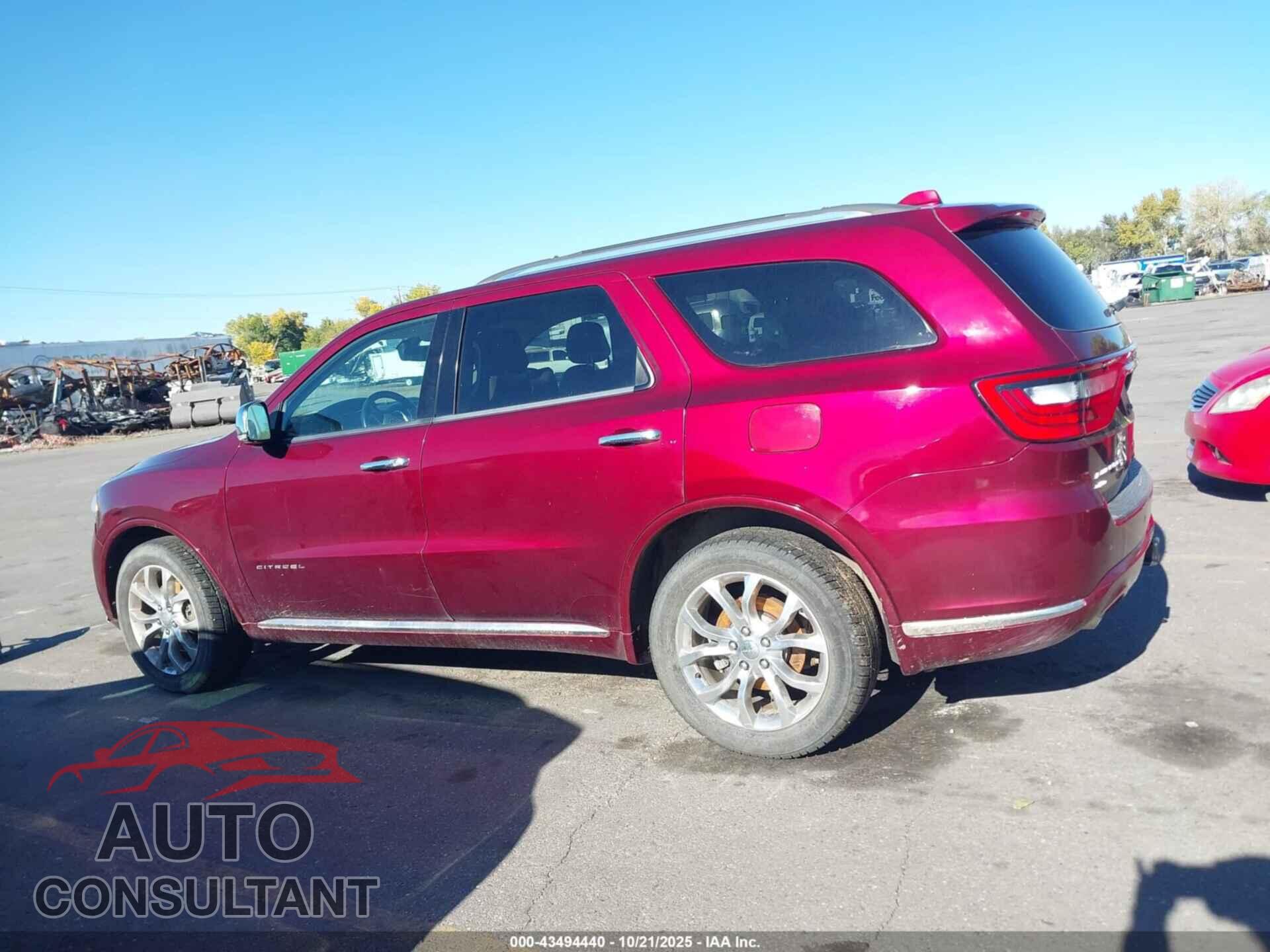 DODGE DURANGO 2017 - 1C4RDJEG2HC660011