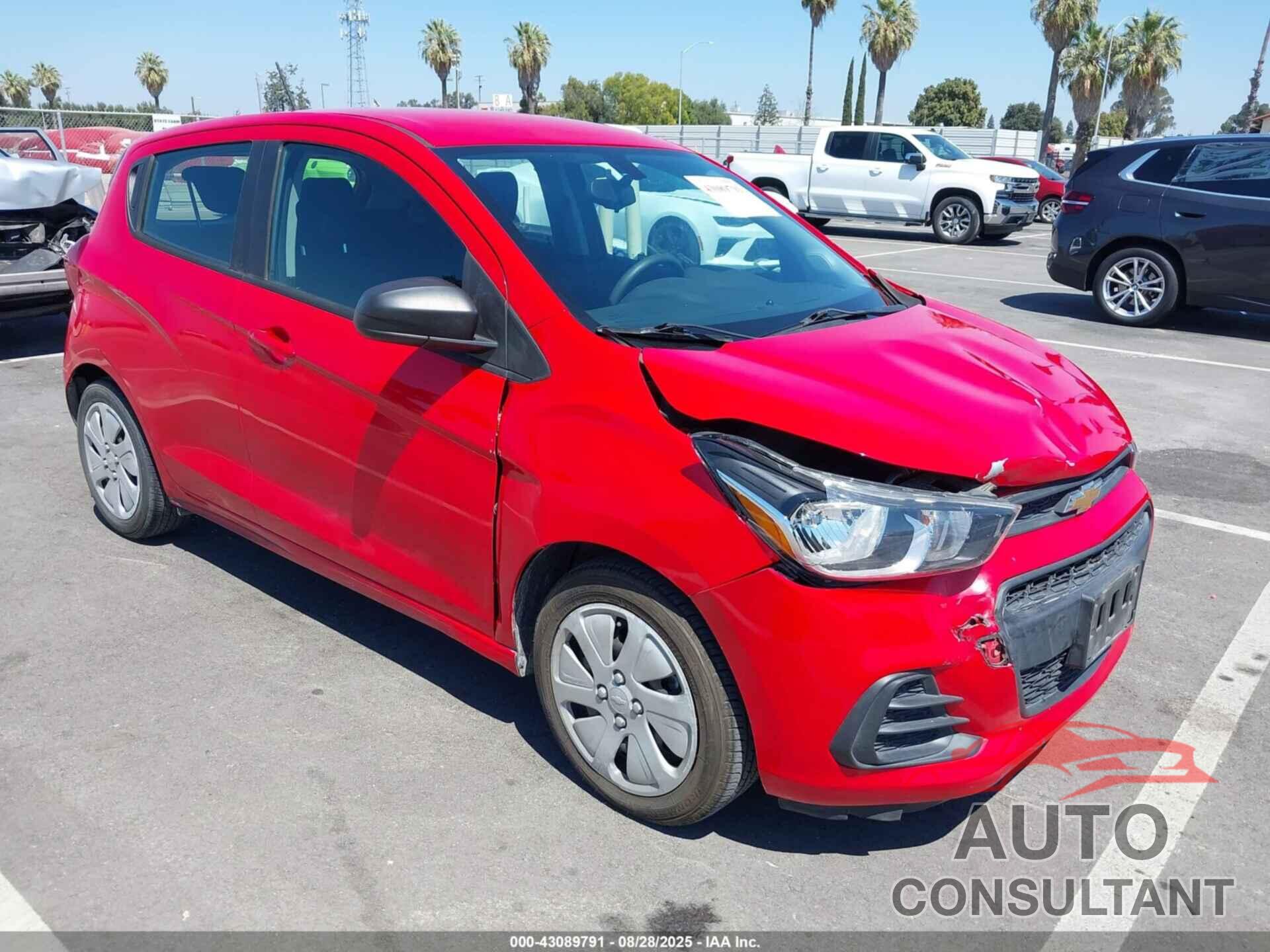CHEVROLET SPARK 2018 - KL8CB6SAXJC474983