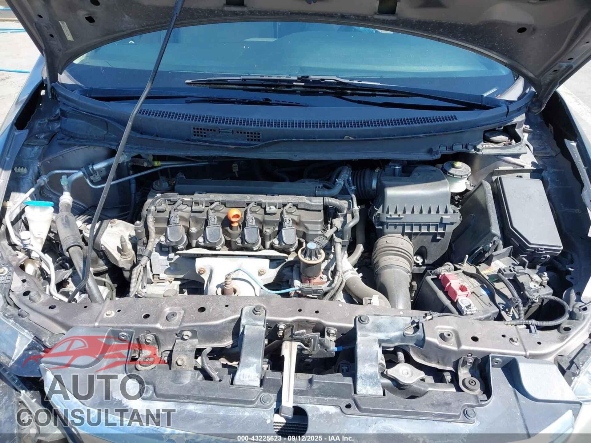 HONDA CIVIC 2012 - 19XFB2F59CE337295