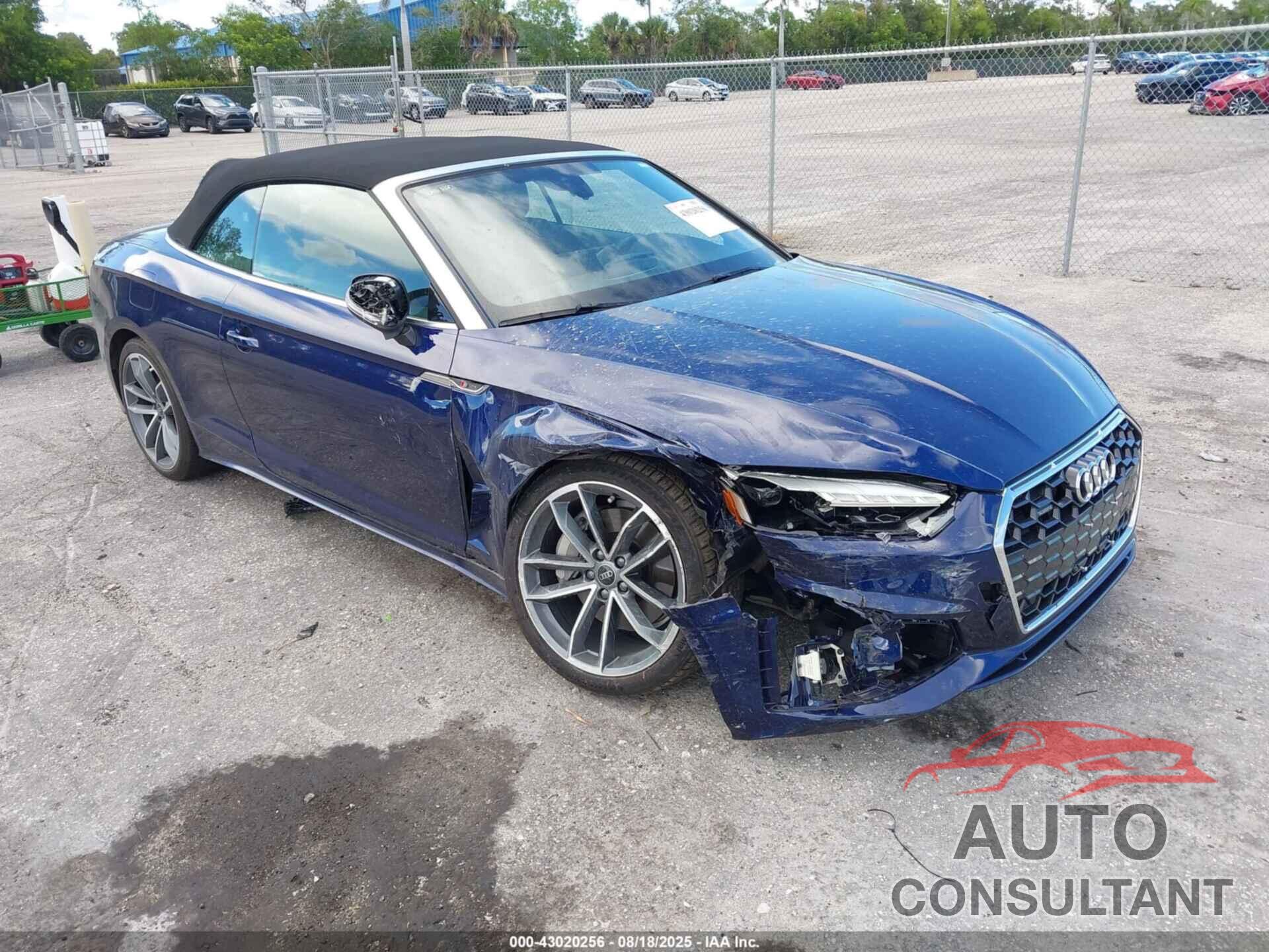 AUDI A5 CABRIOLET 2023 - WAU3AGF57PN004336