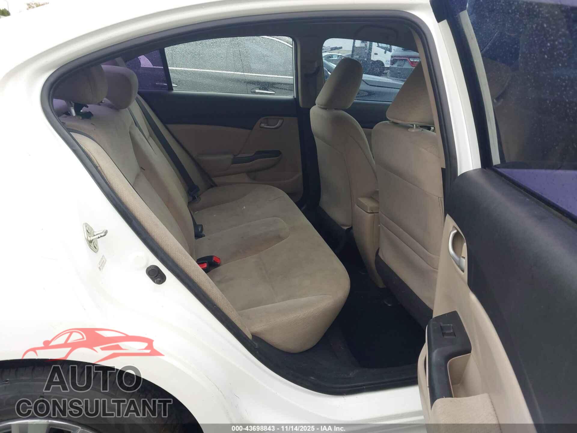 HONDA CIVIC 2013 - 19XFB2F51DE246426