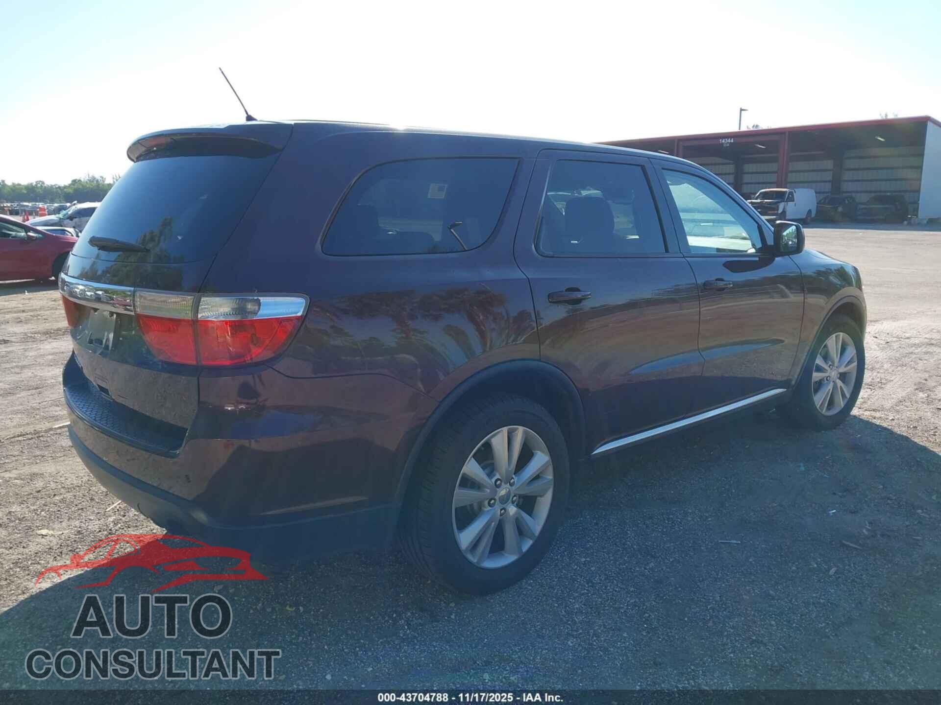 DODGE DURANGO 2012 - 1C4RDHAG2CC321725