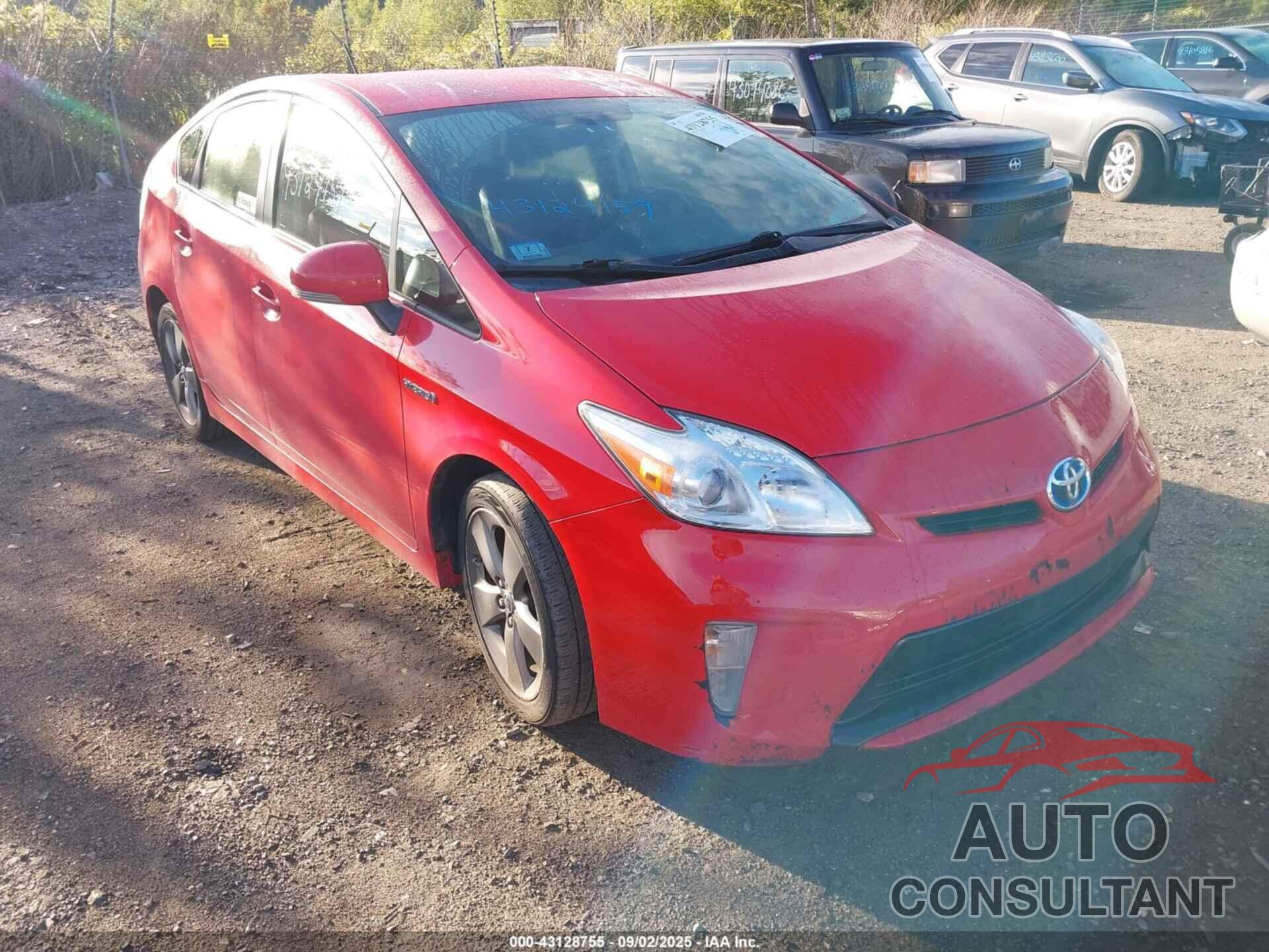 TOYOTA PRIUS 2015 - JTDKN3DU2F0398815