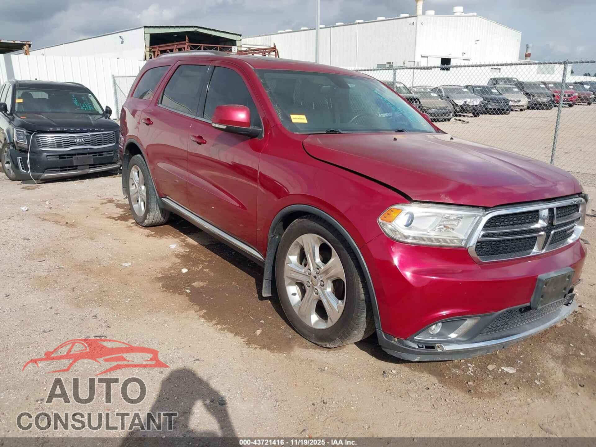 DODGE DURANGO 2014 - 1C4RDHDG3EC411142