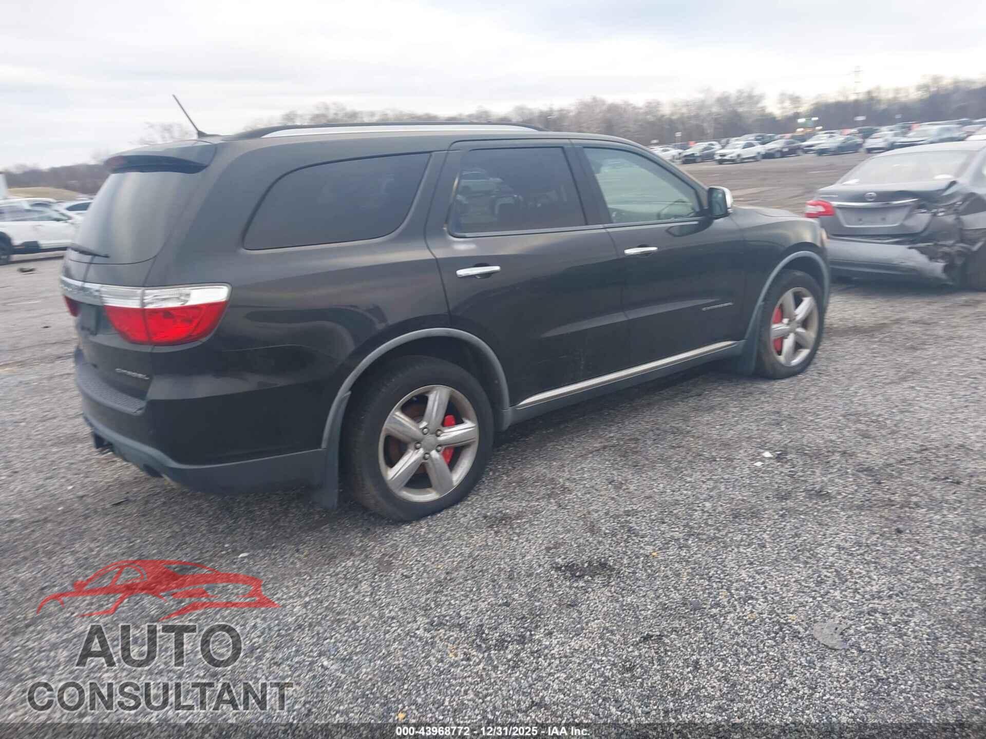 DODGE DURANGO 2012 - 1C4SDJET0CC211658