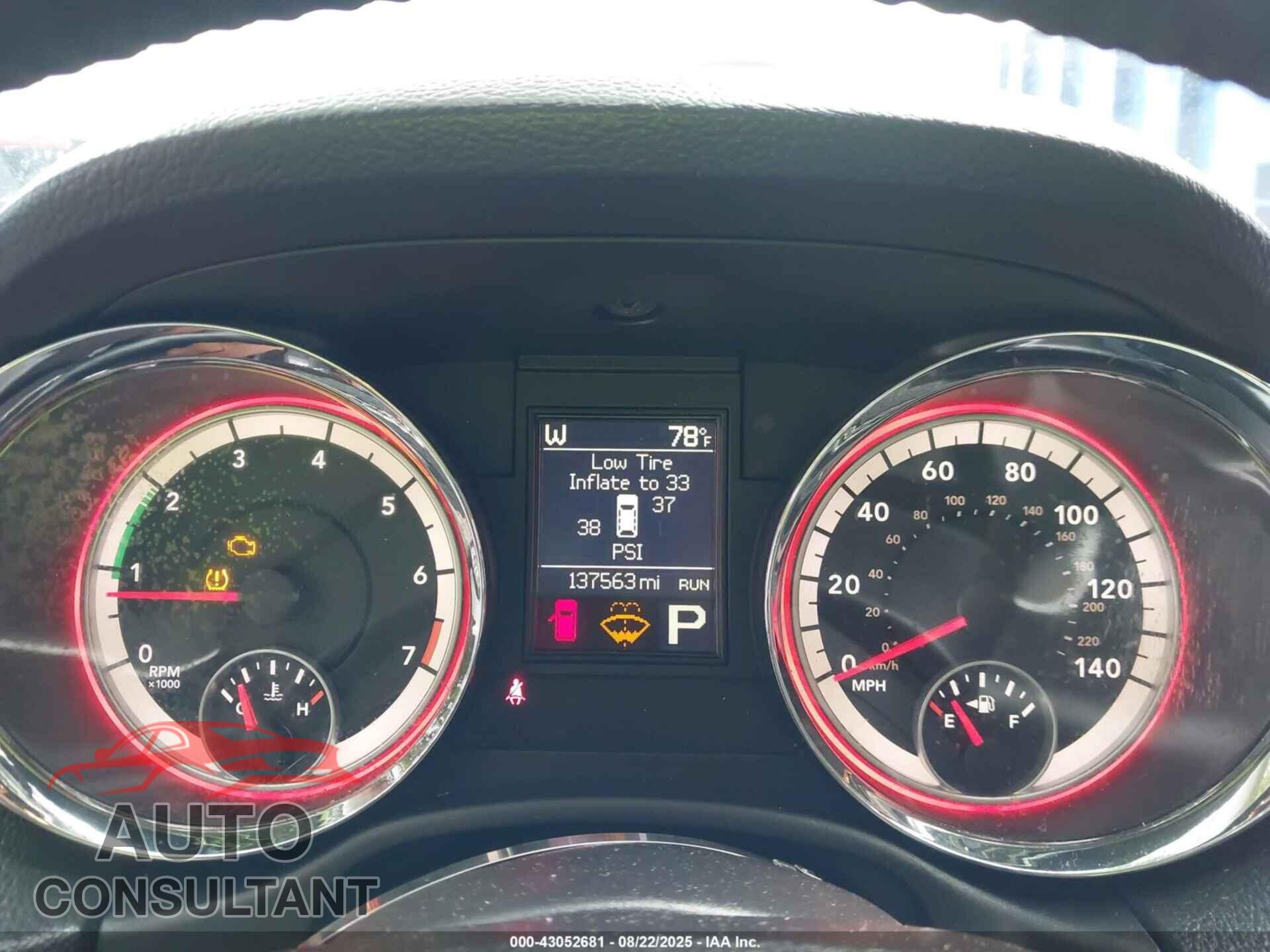 DODGE DURANGO 2013 - 1C4RDHDG8DC674600