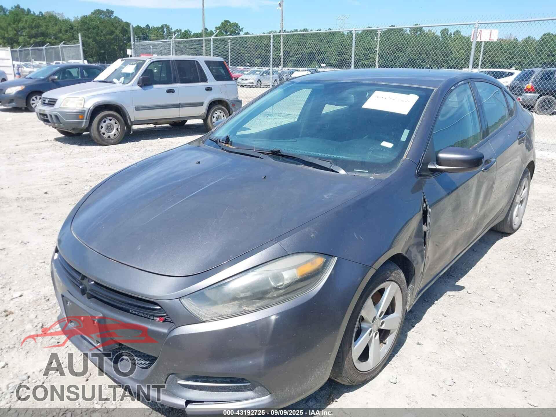 DODGE DART 2015 - 1C3CDFBB2FD227330