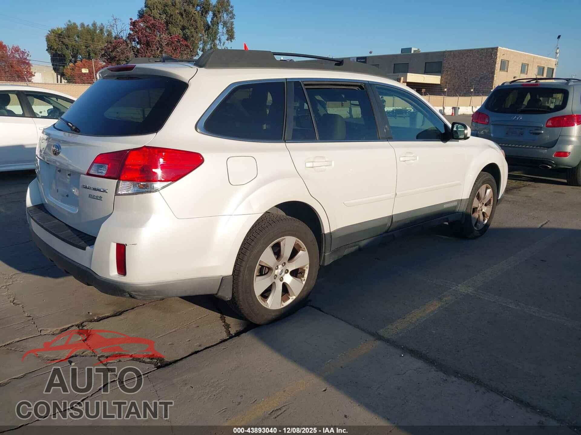 SUBARU OUTBACK 2012 - 4S4BRBKC8C3248626