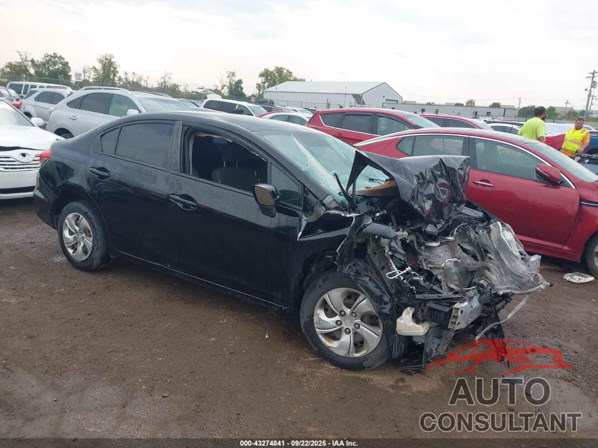 HONDA CIVIC 2013 - 19XFB2F52DE057199