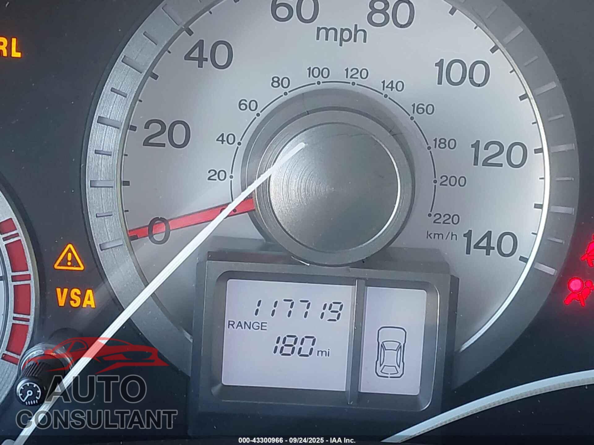 HONDA PILOT 2011 - 5FNYF3H29BB007767
