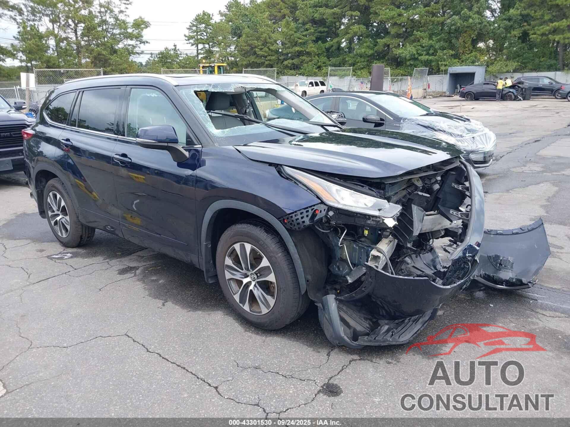 TOYOTA HIGHLANDER 2020 - 5TDGZRBH9LS055057