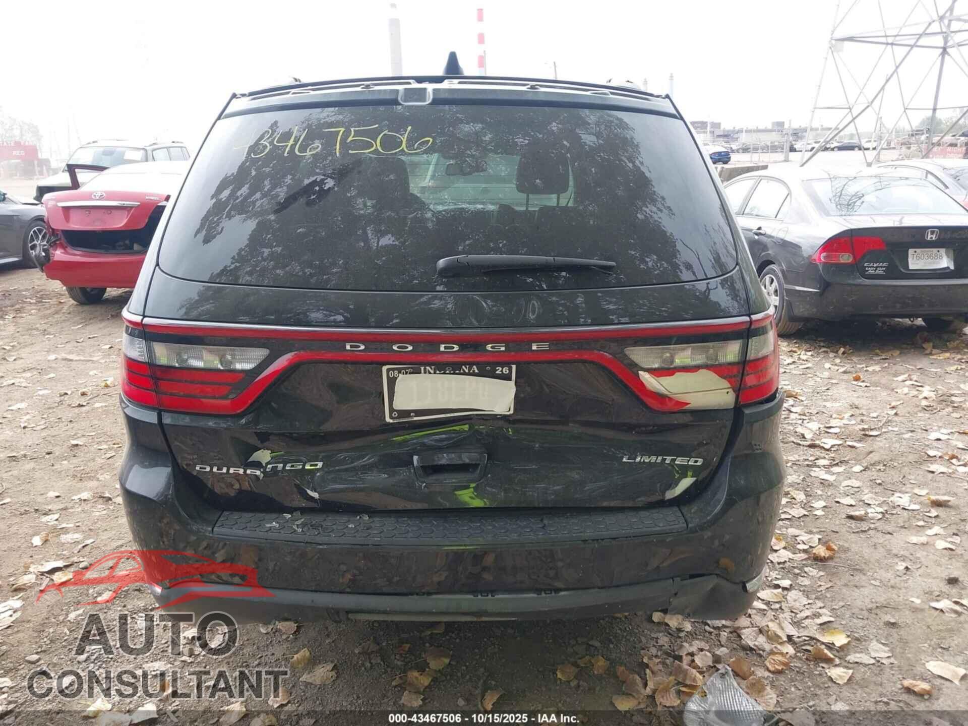 DODGE DURANGO 2016 - 1C4RDHDG9GC314935