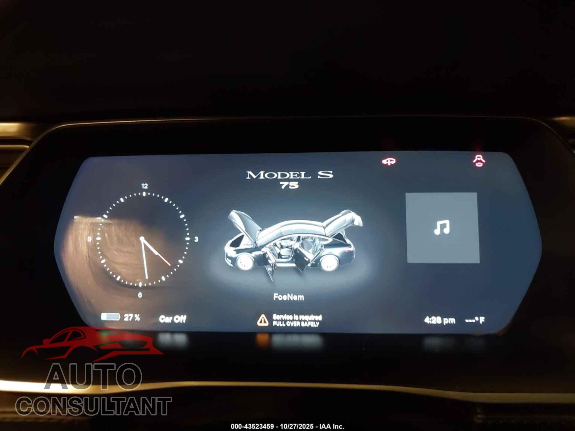 TESLA MODEL S 2017 - 5YJSA1E1XHF218683