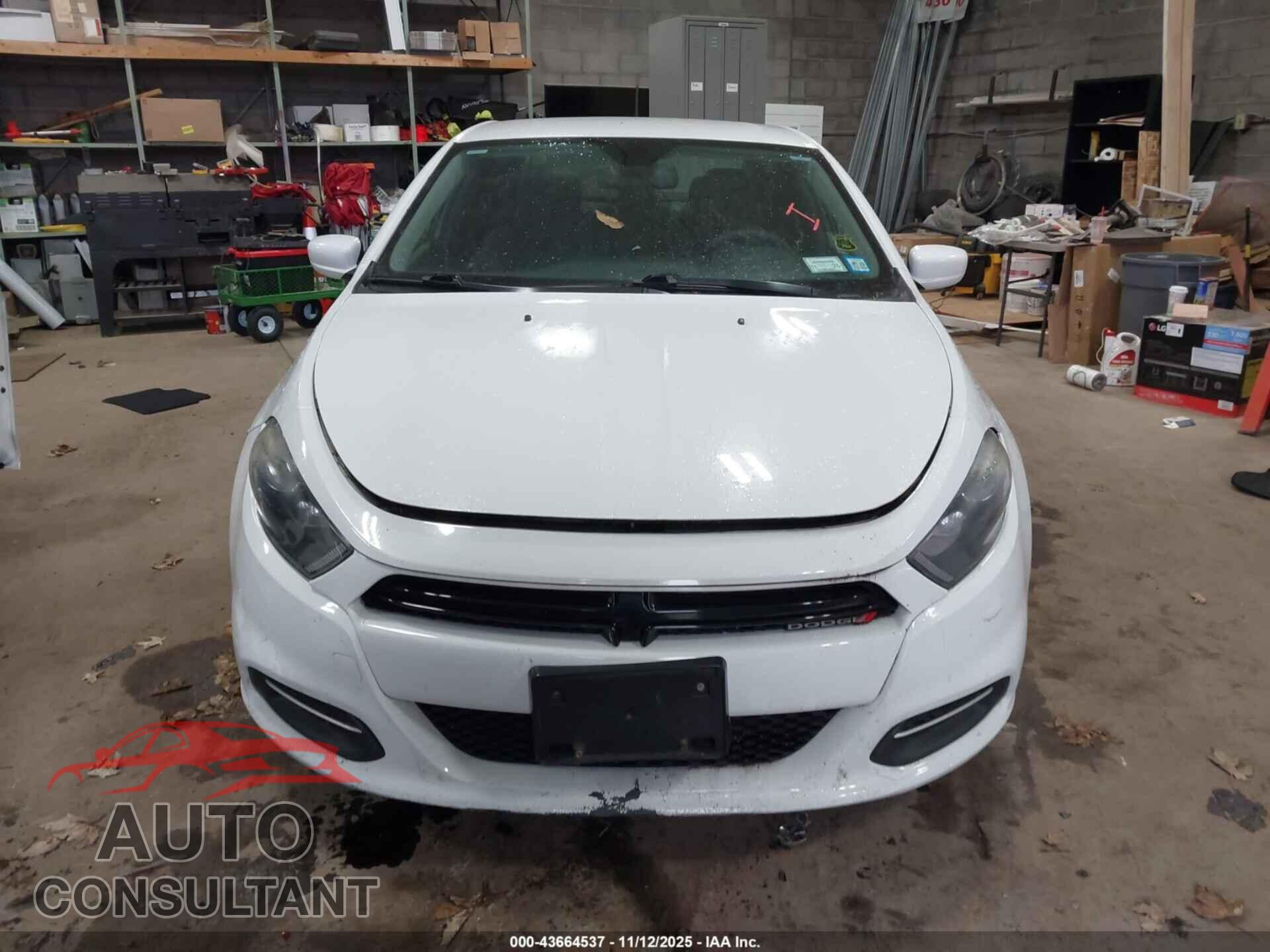 DODGE DART 2015 - 1C3CDFBB1FD431827