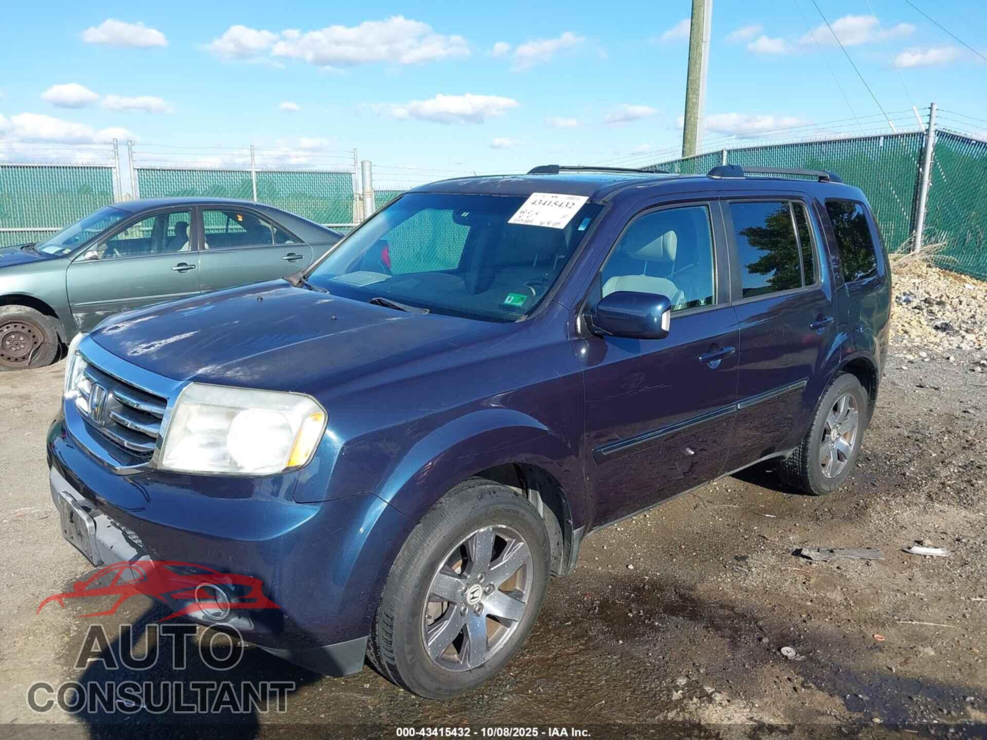 HONDA PILOT 2012 - 5FNYF3H9XCB034376
