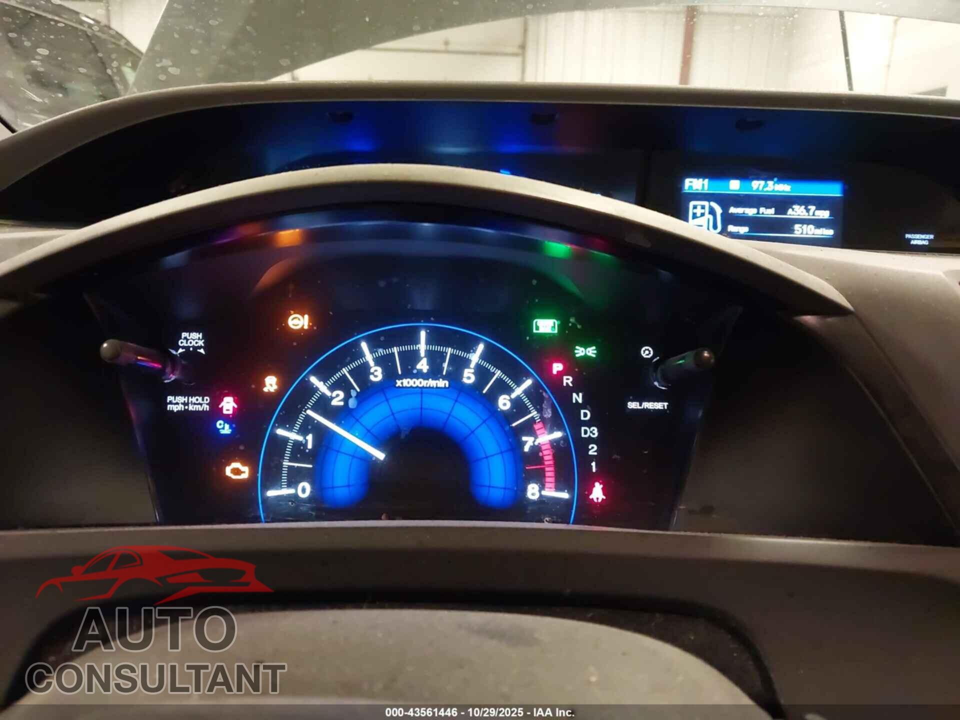 HONDA CIVIC 2012 - 19XFB2F95CE041693