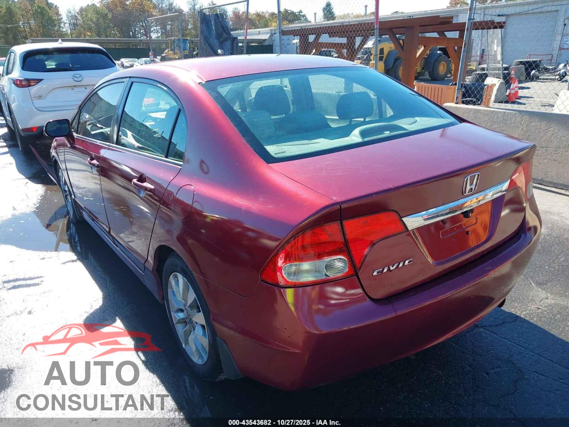 HONDA CIVIC 2010 - 2HGFA1F86AH504545