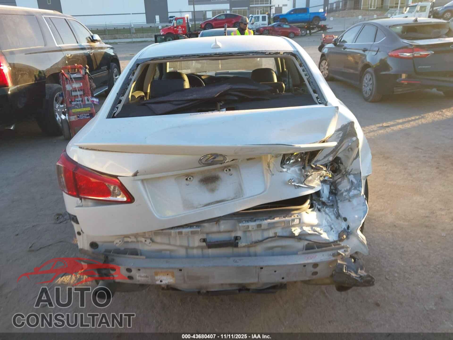 LEXUS IS 250 2012 - JTHBF5C23C5158985