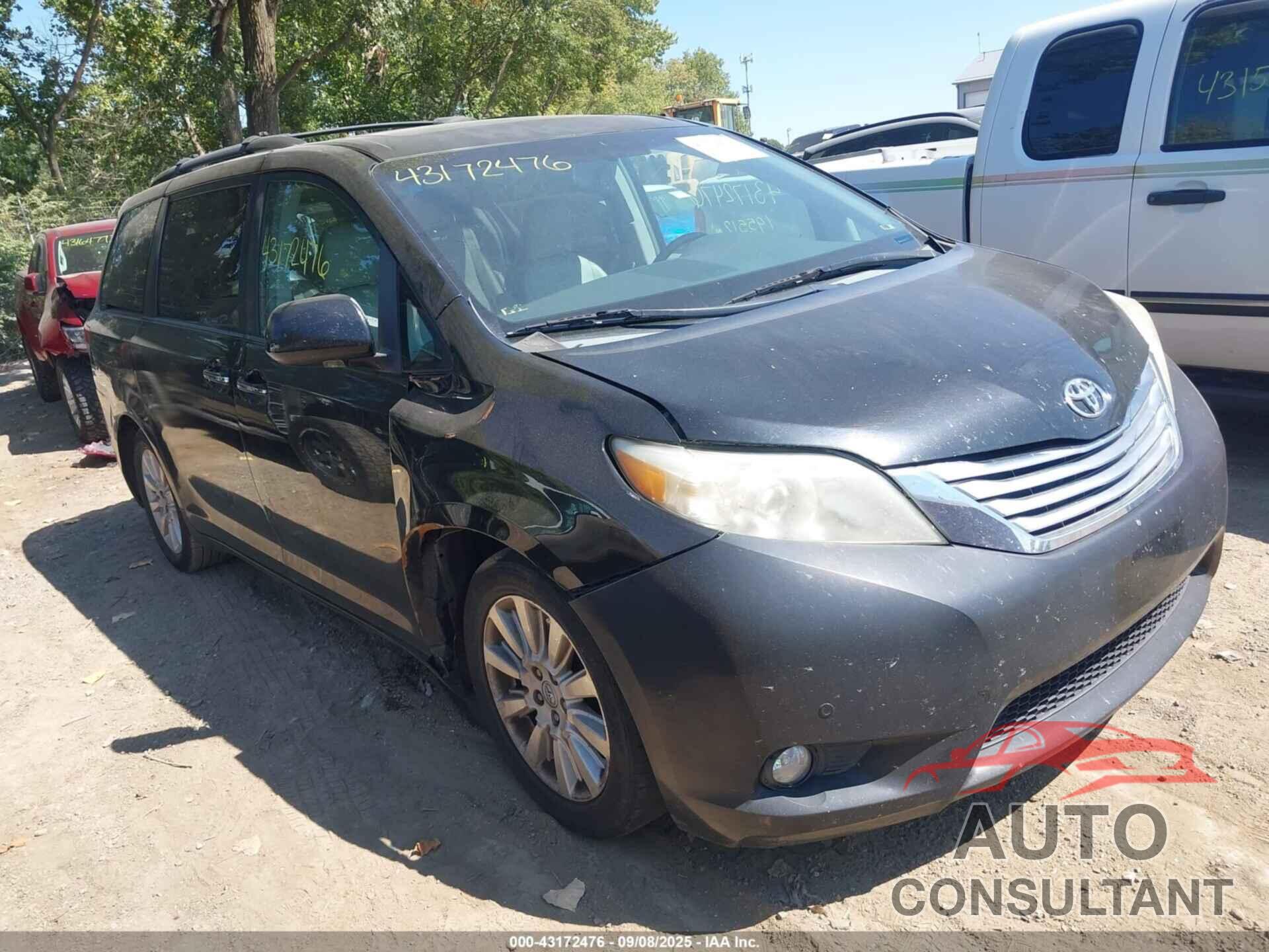 TOYOTA SIENNA 2012 - 5TDYK3DC0CS225765