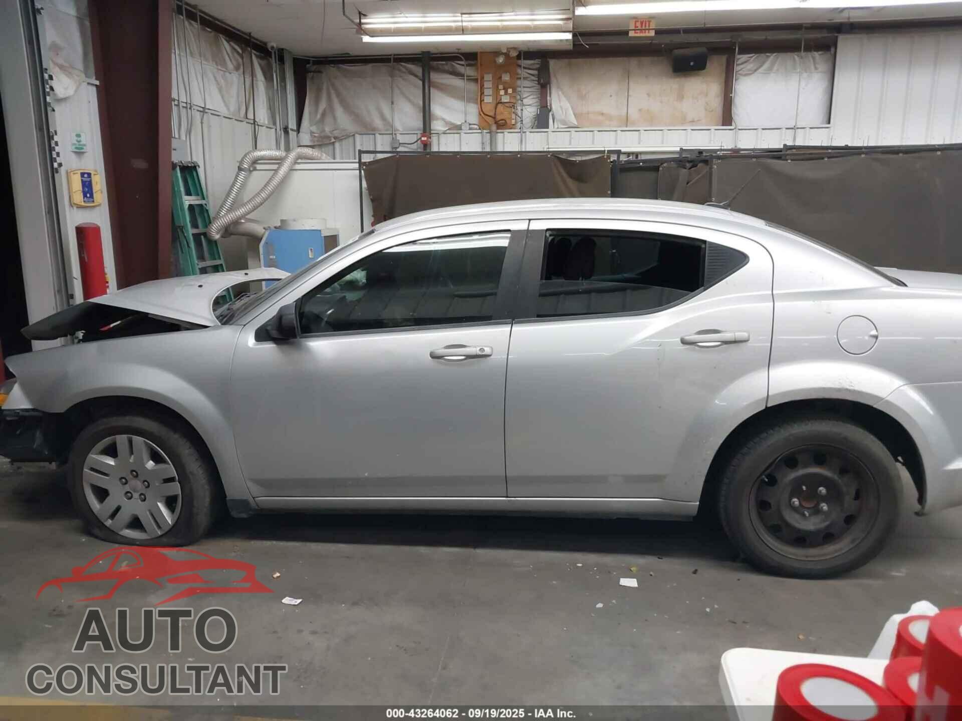 DODGE AVENGER 2012 - 1C3CDZAB3CN211954