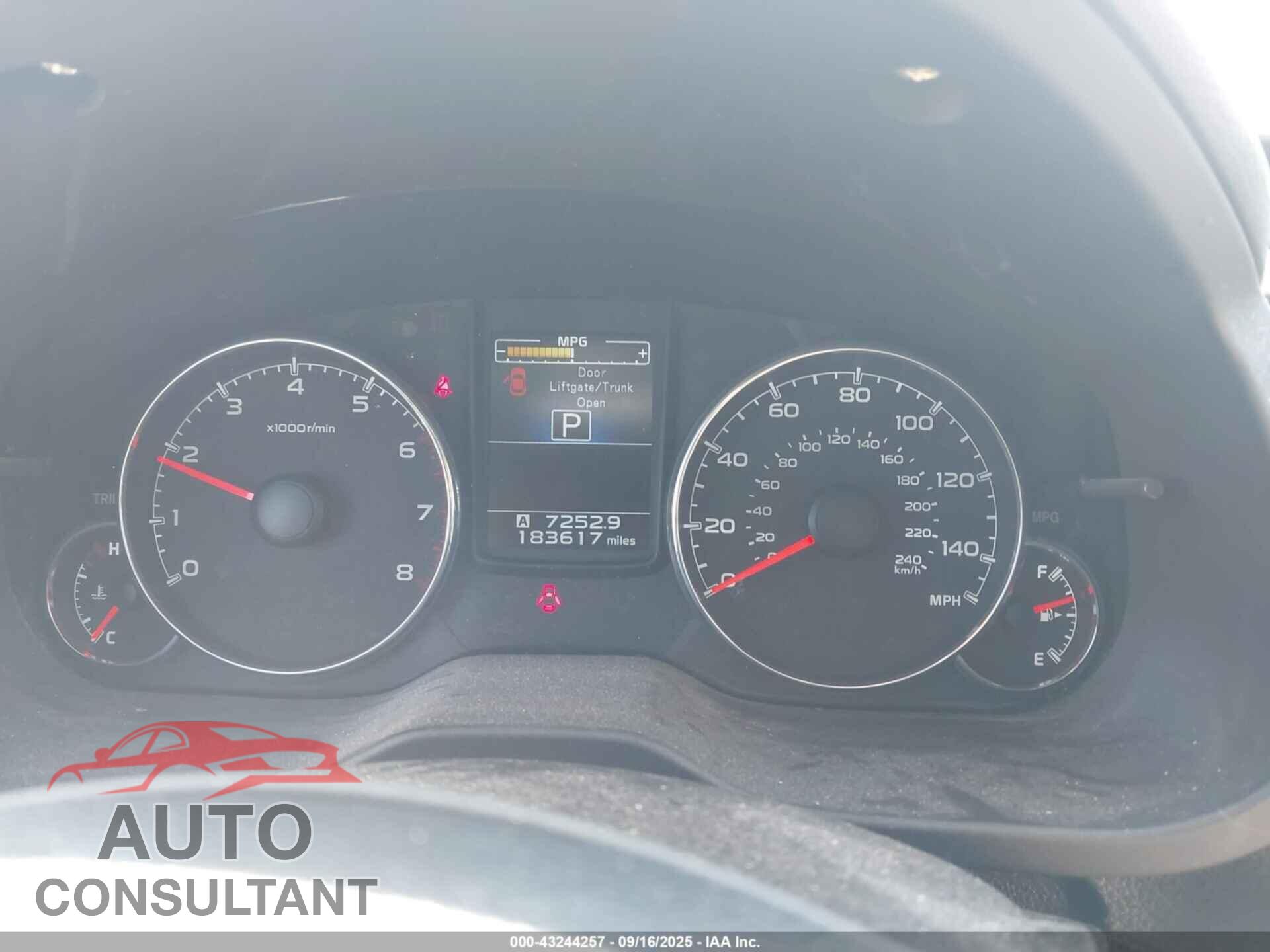 SUBARU OUTBACK 2014 - 4S4BRCLC2E3218562