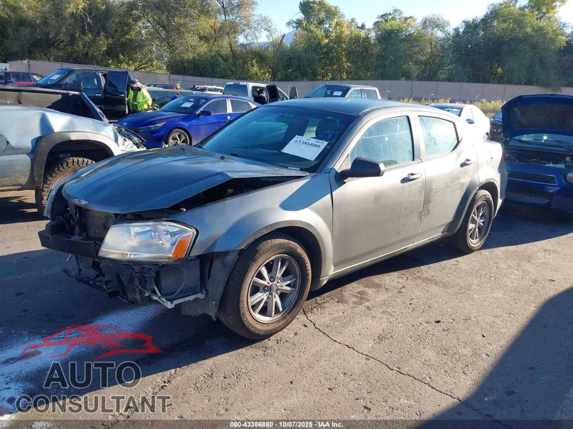 DODGE AVENGER 2012 - 1C3CDZABXCN150957