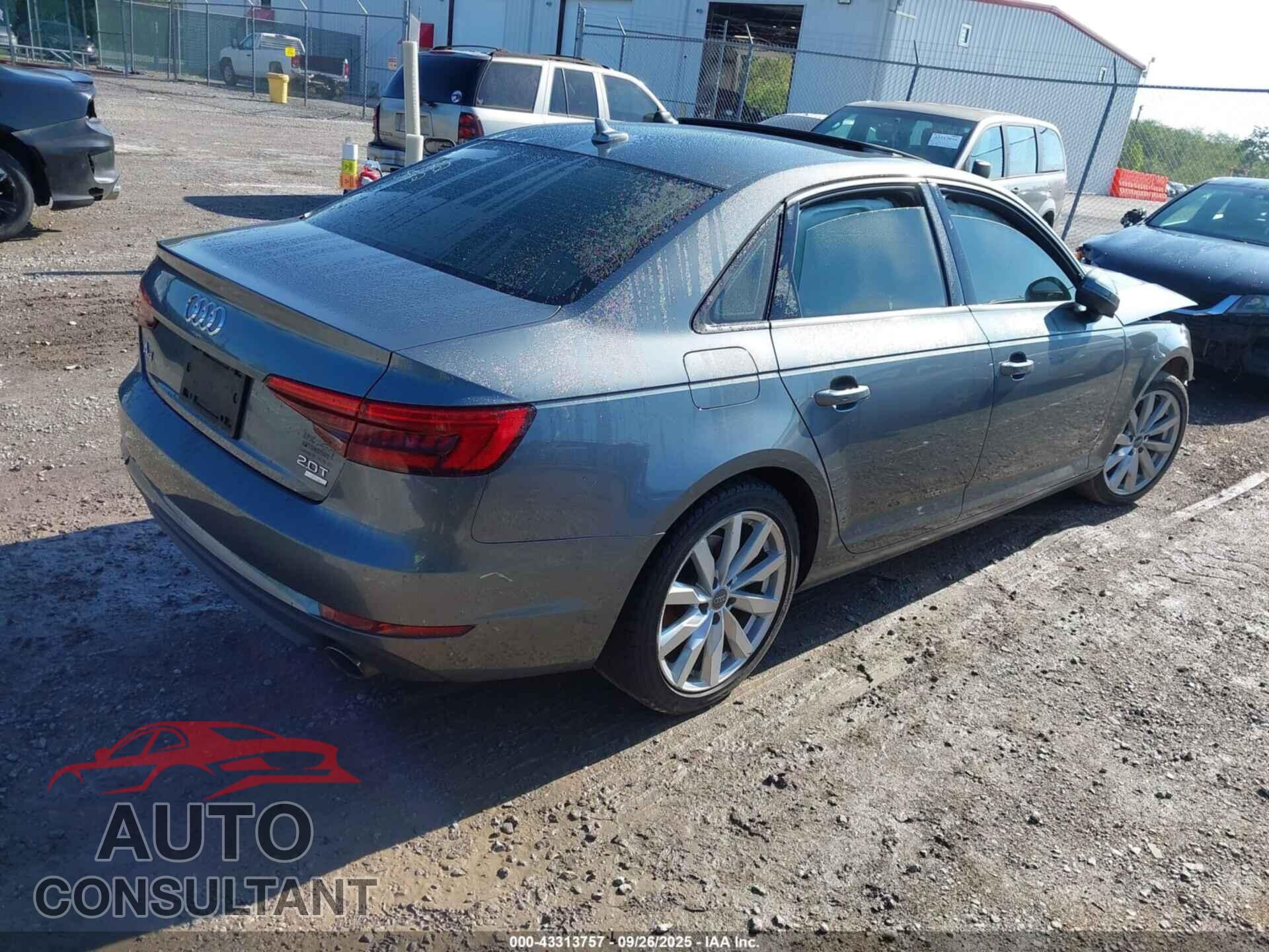 AUDI A4 2017 - WAUGMAF48HN045962