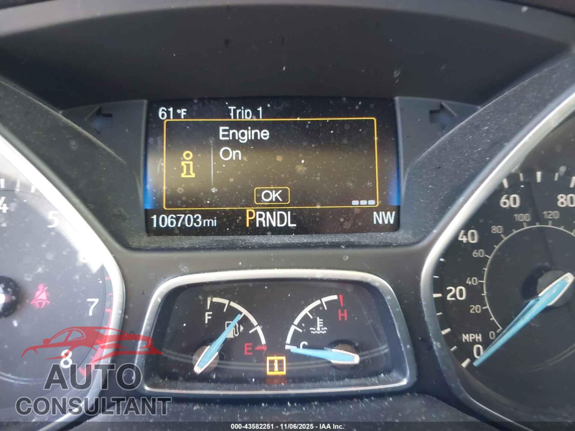 FORD FOCUS 2016 - 1FADP3F26GL257542