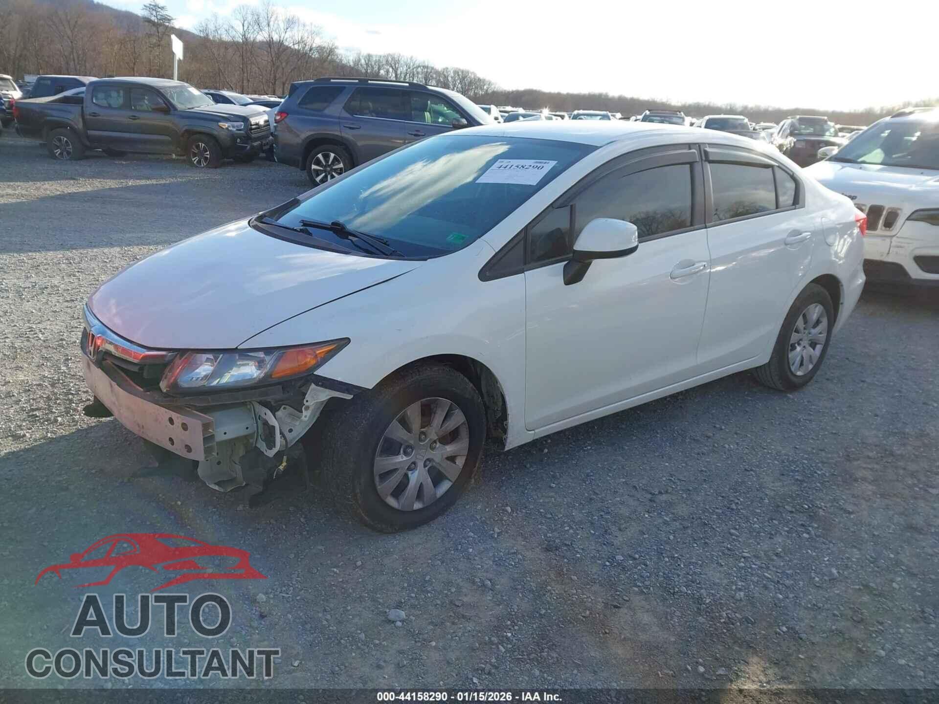 HONDA CIVIC 2012 - 2HGFB2F50CH576305