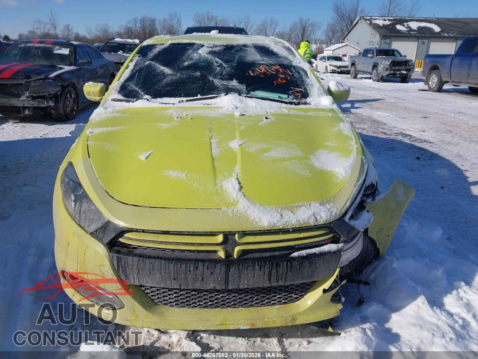 DODGE DART 2013 - 1C3CDFBA4DD147743