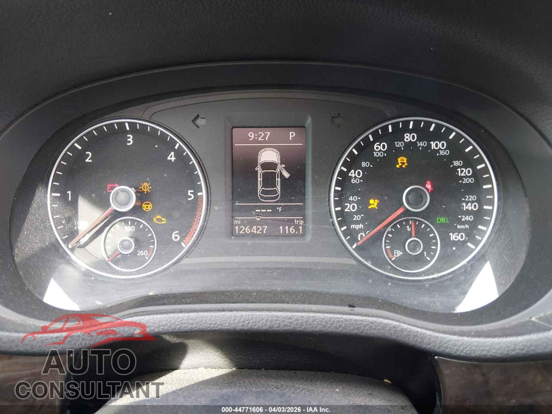 VOLKSWAGEN PASSAT 2014 - 1VWCN7A32EC005560