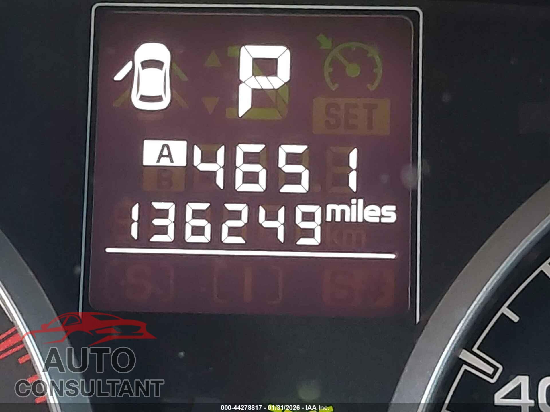 SUBARU OUTBACK 2013 - 4S4BRBCC9D3292425