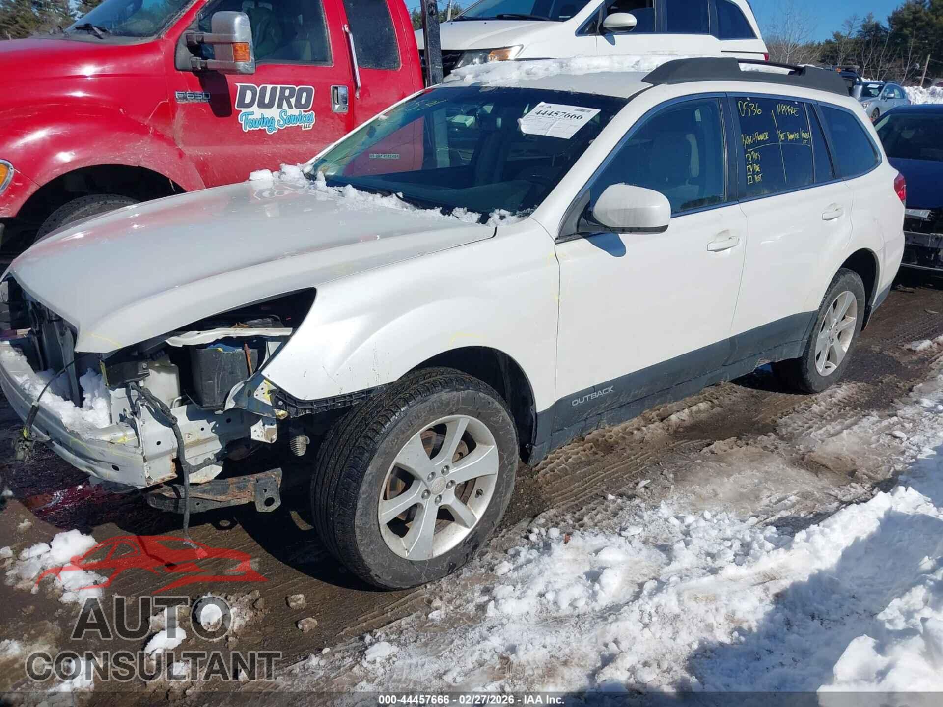 SUBARU OUTBACK 2014 - 4S4BRBCC8E3276444