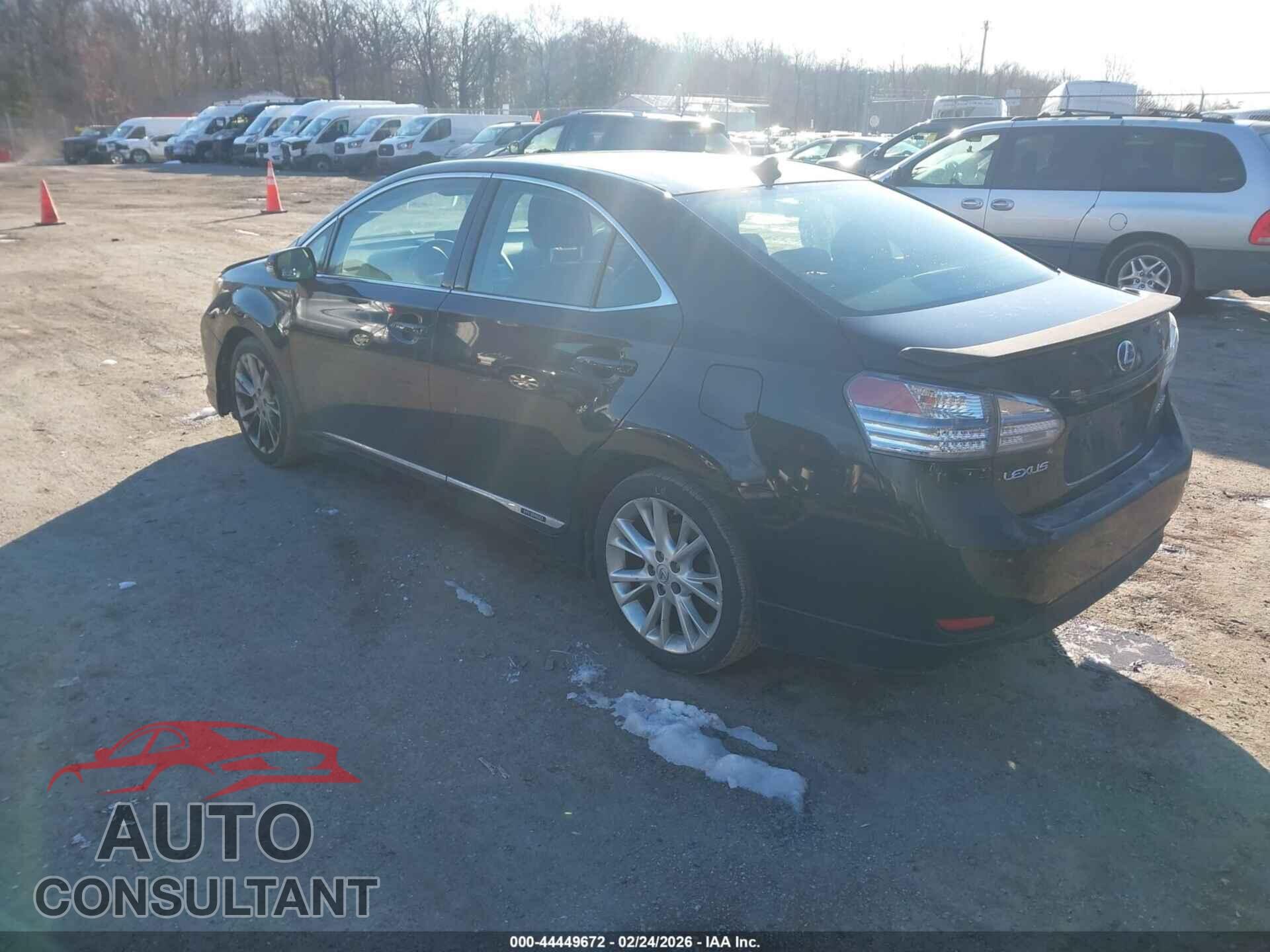 LEXUS HS 250H 2010 - JTHBB1BA8A2019625