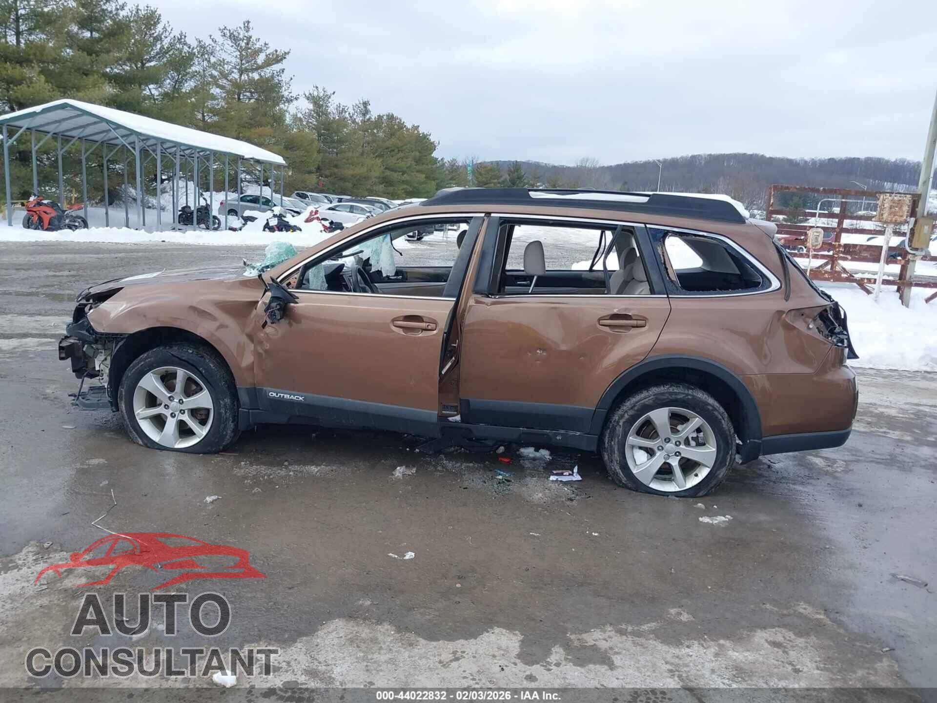SUBARU OUTBACK 2013 - 4S4BRBGC5D3315189