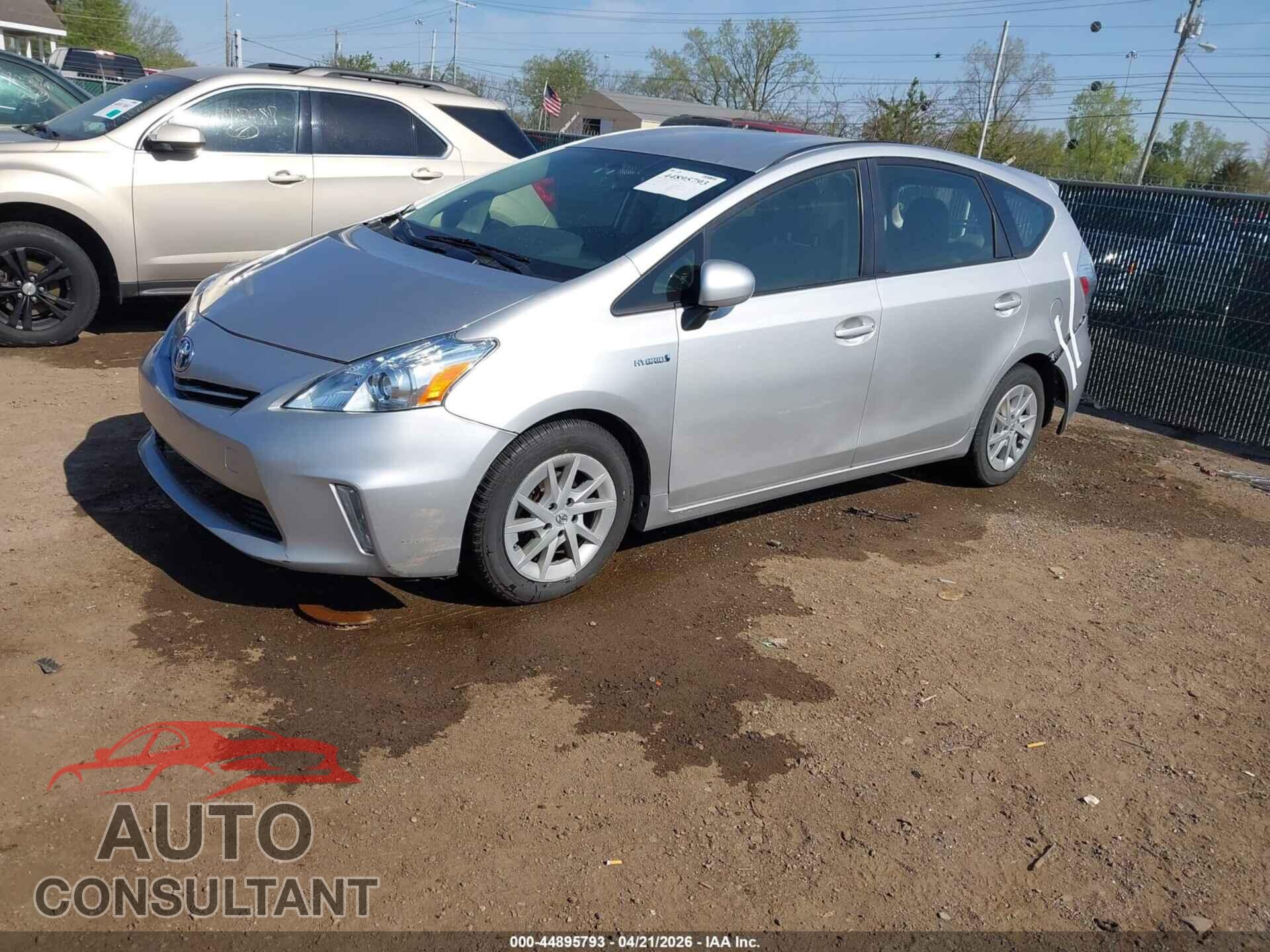 TOYOTA PRIUS V 2013 - JTDZN3EU1D3283504