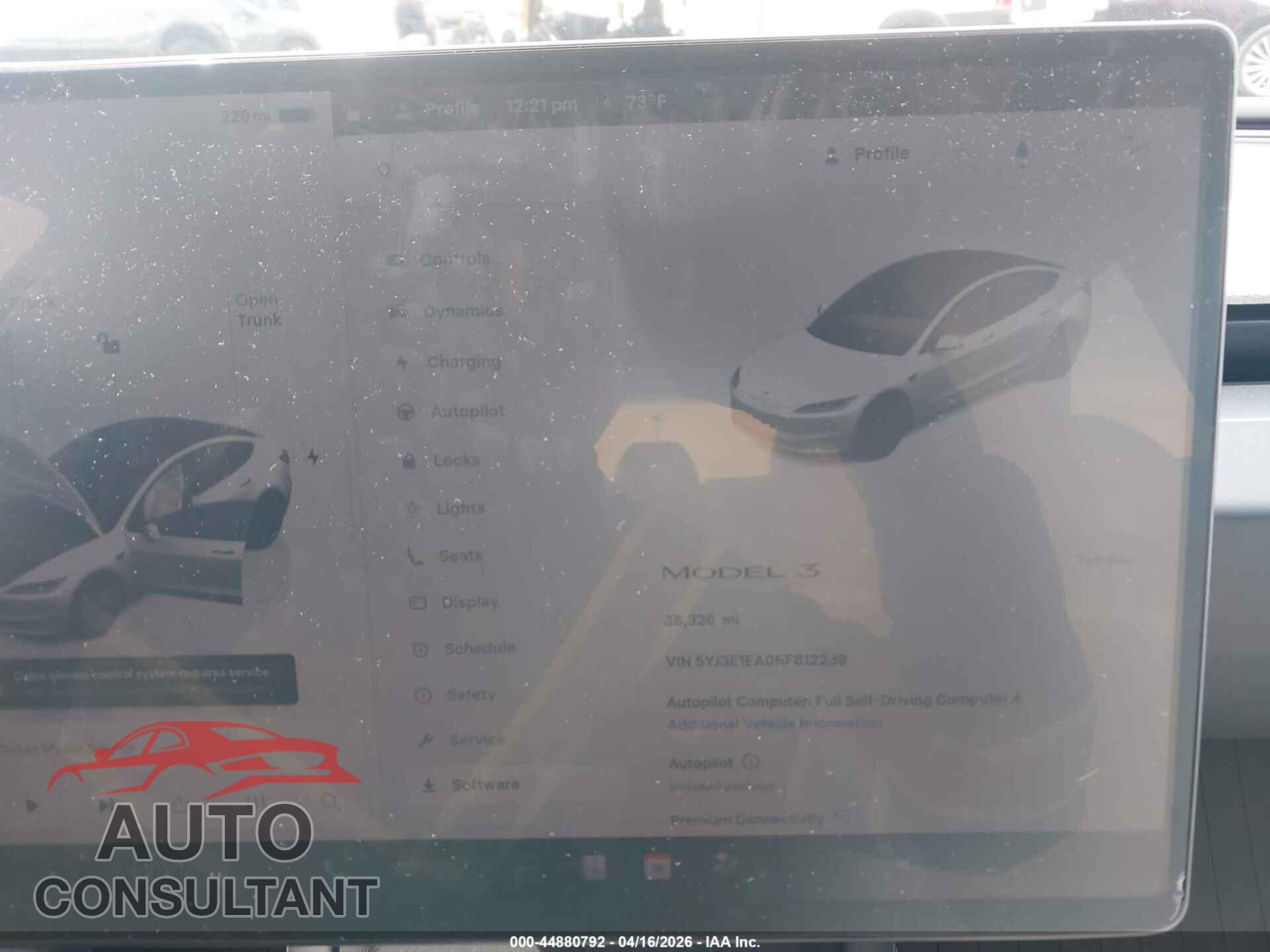 TESLA MODEL 3 2024 - 5YJ3E1EA0RF812239