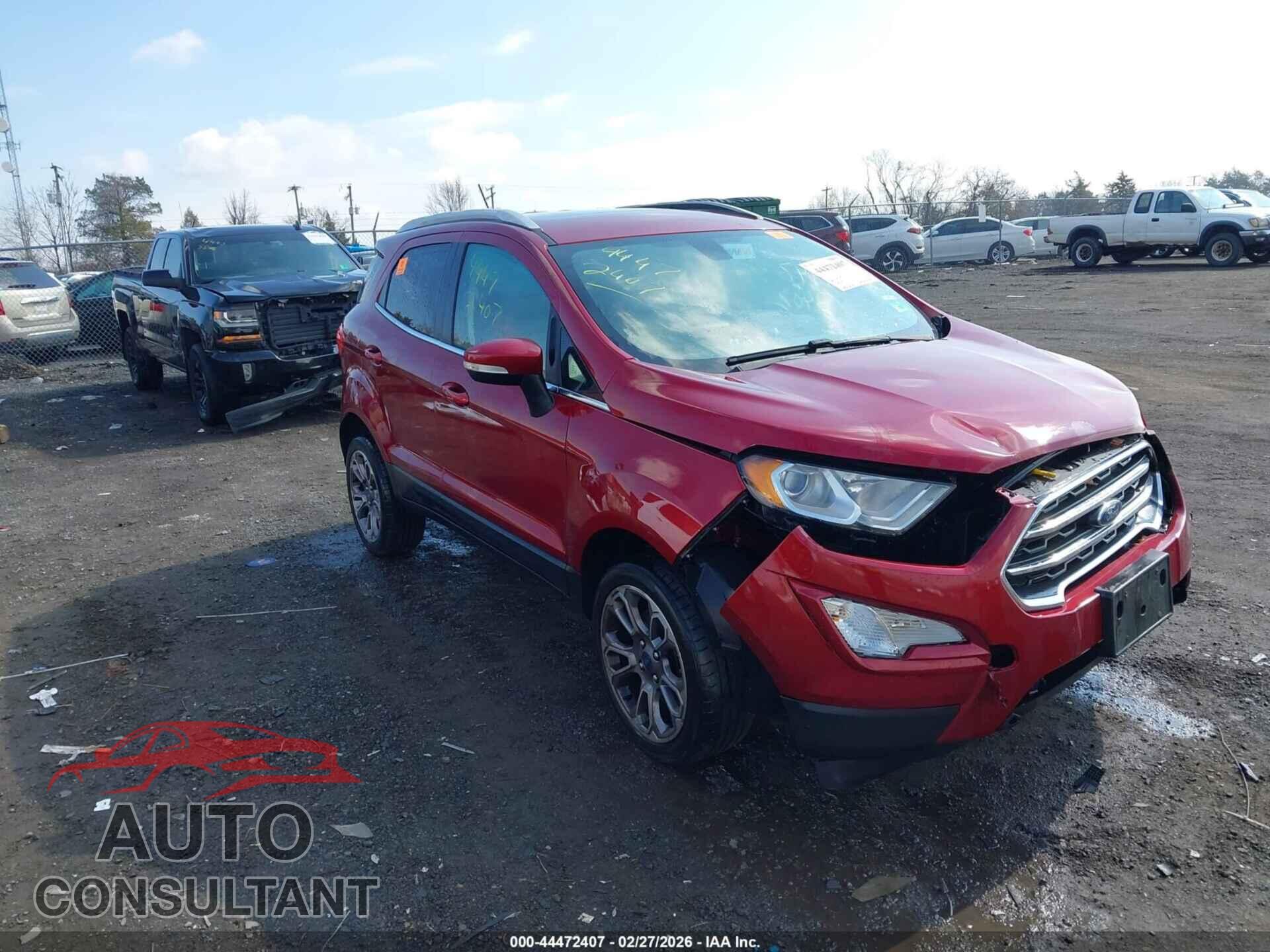 FORD ECOSPORT 2020 - MAJ6S3KL6LC332661