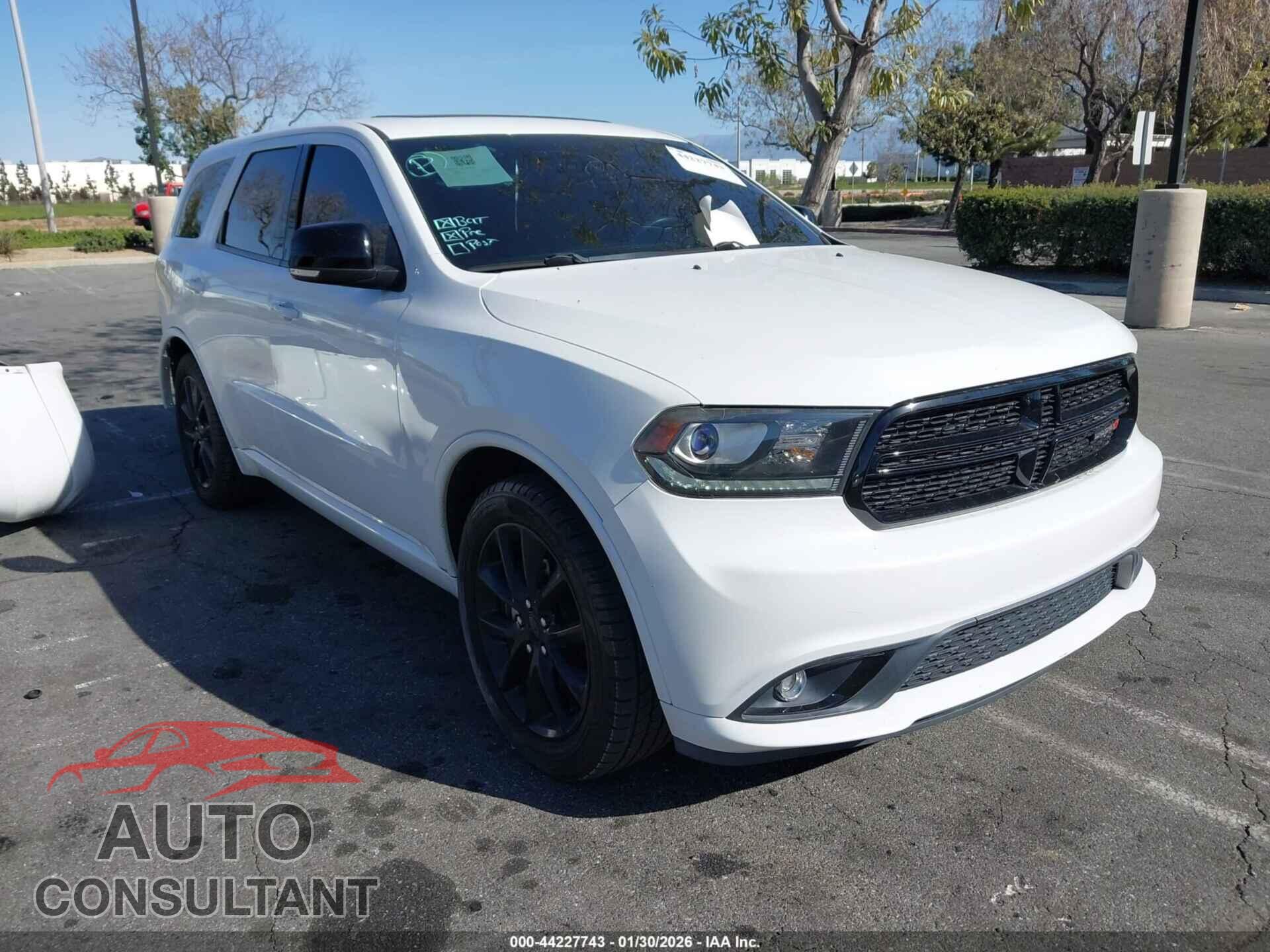 DODGE DURANGO 2017 - 1C4RDHDG8HC896558