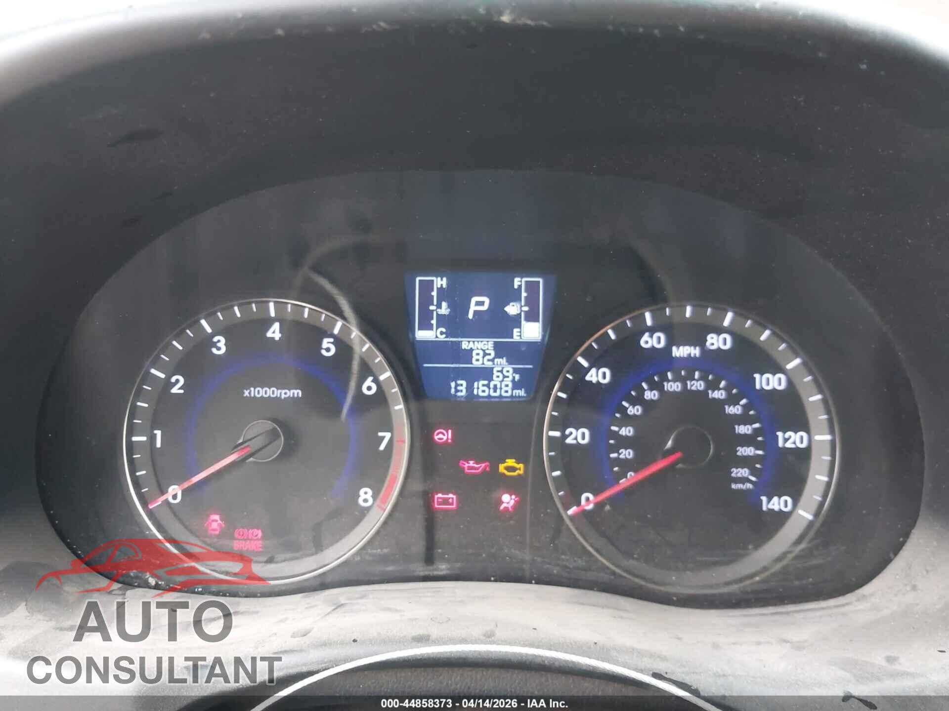 HYUNDAI ACCENT 2016 - KMHCU5AE8GU240145