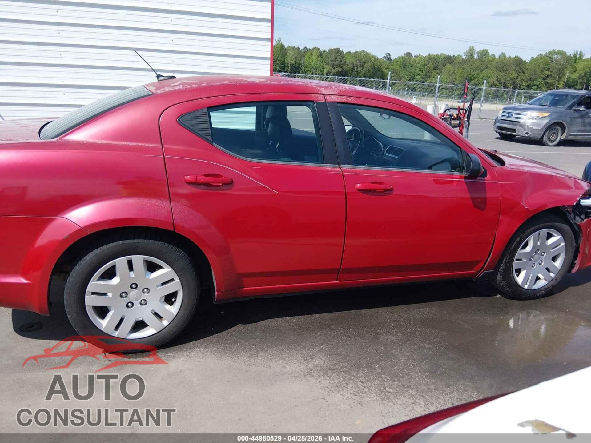 DODGE AVENGER 2012 - 1C3CDZAB9CN201428