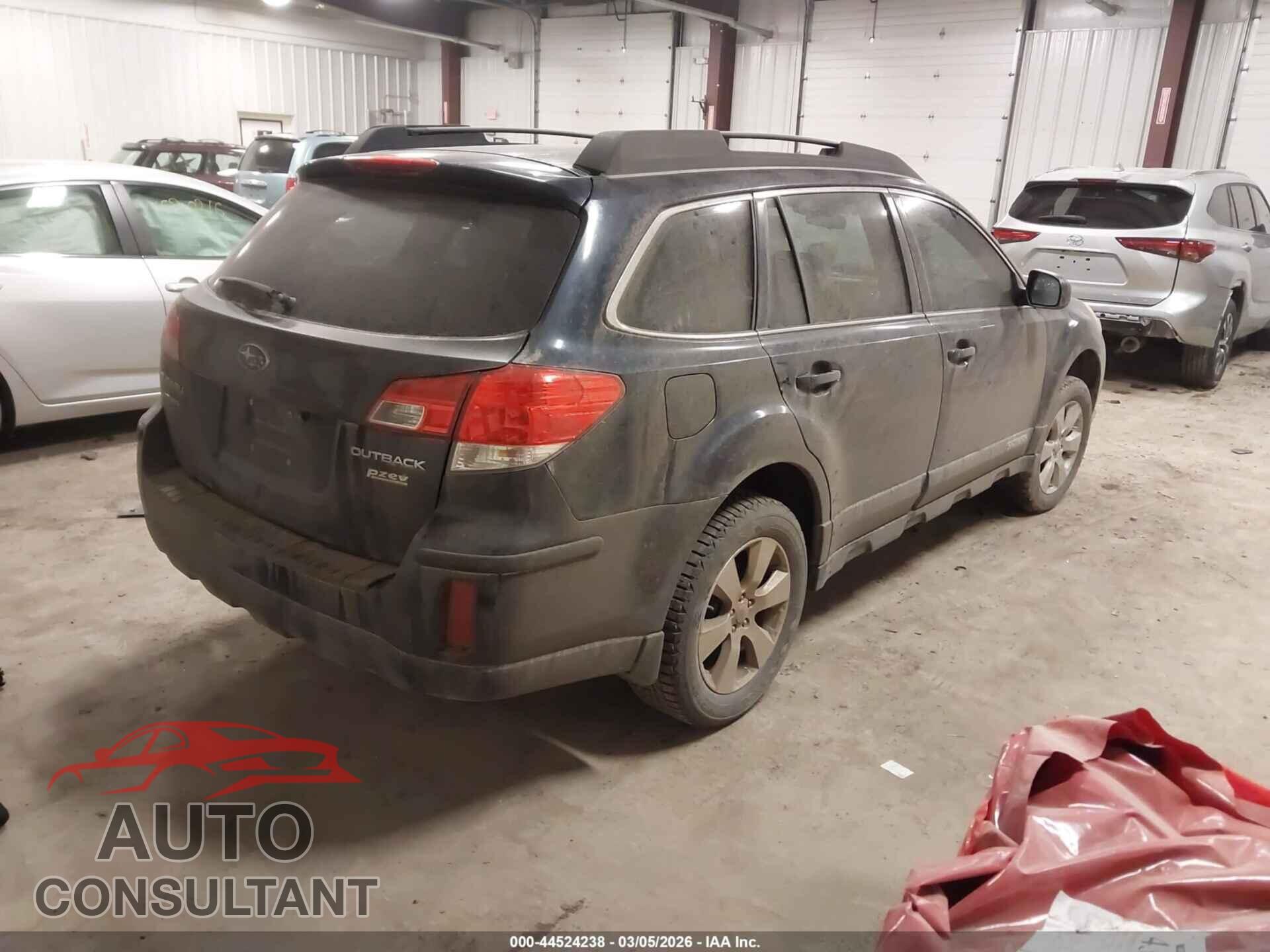 SUBARU OUTBACK 2012 - 4S4BRBACXC3267986