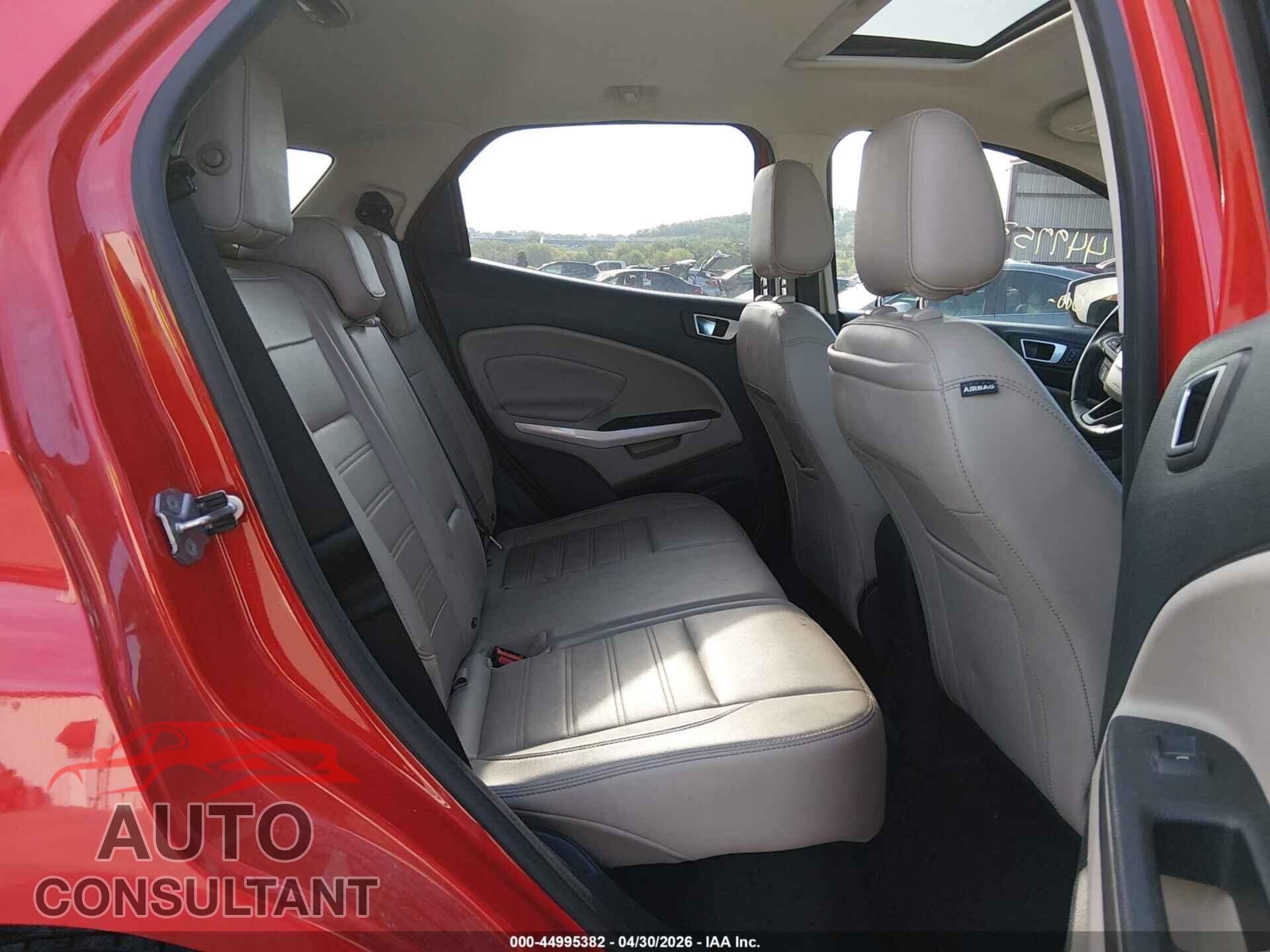 FORD ECOSPORT 2019 - MAJ6S3KL1KC296540
