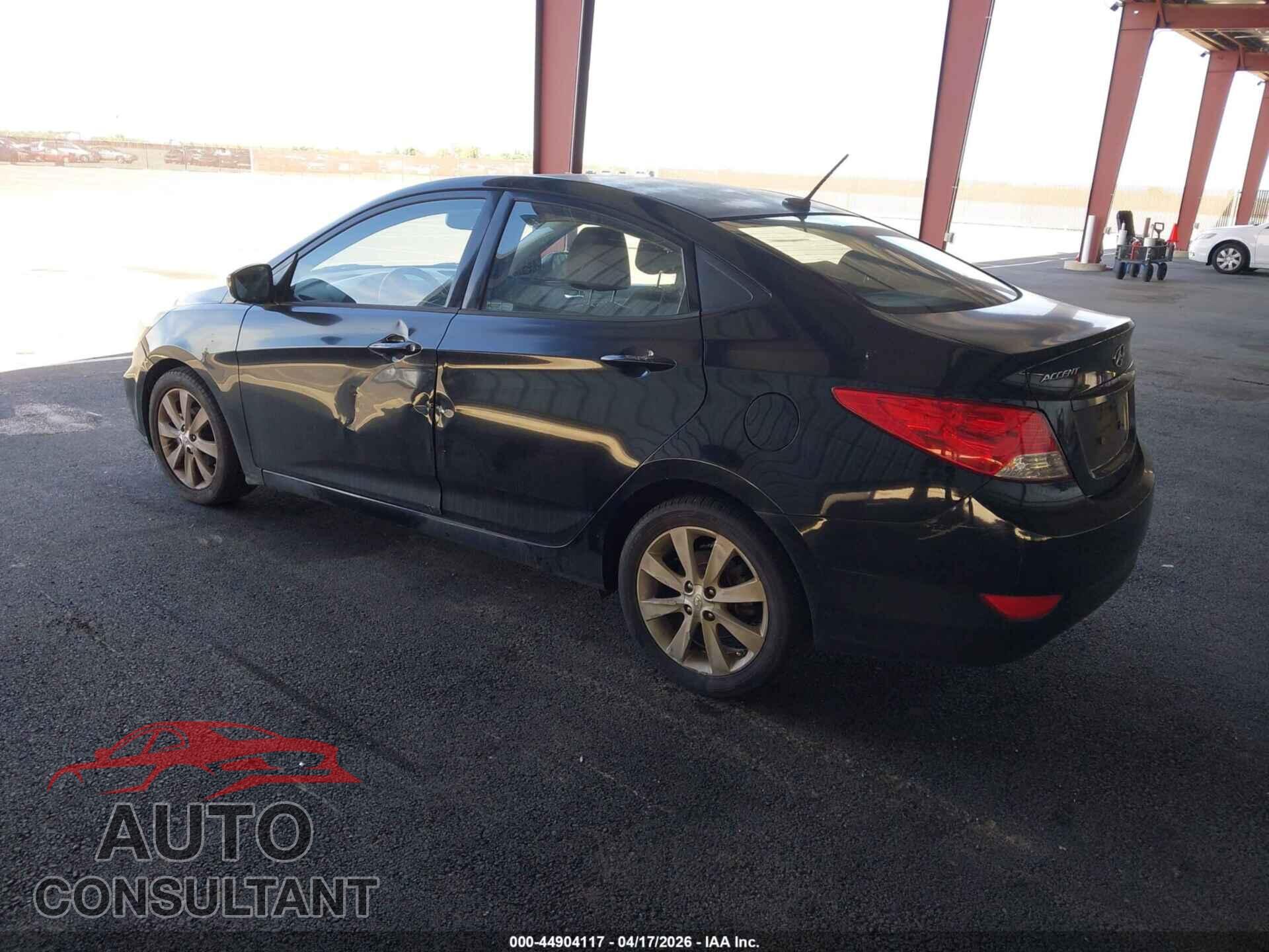 HYUNDAI ACCENT 2012 - KMHCU4AE3CU076260